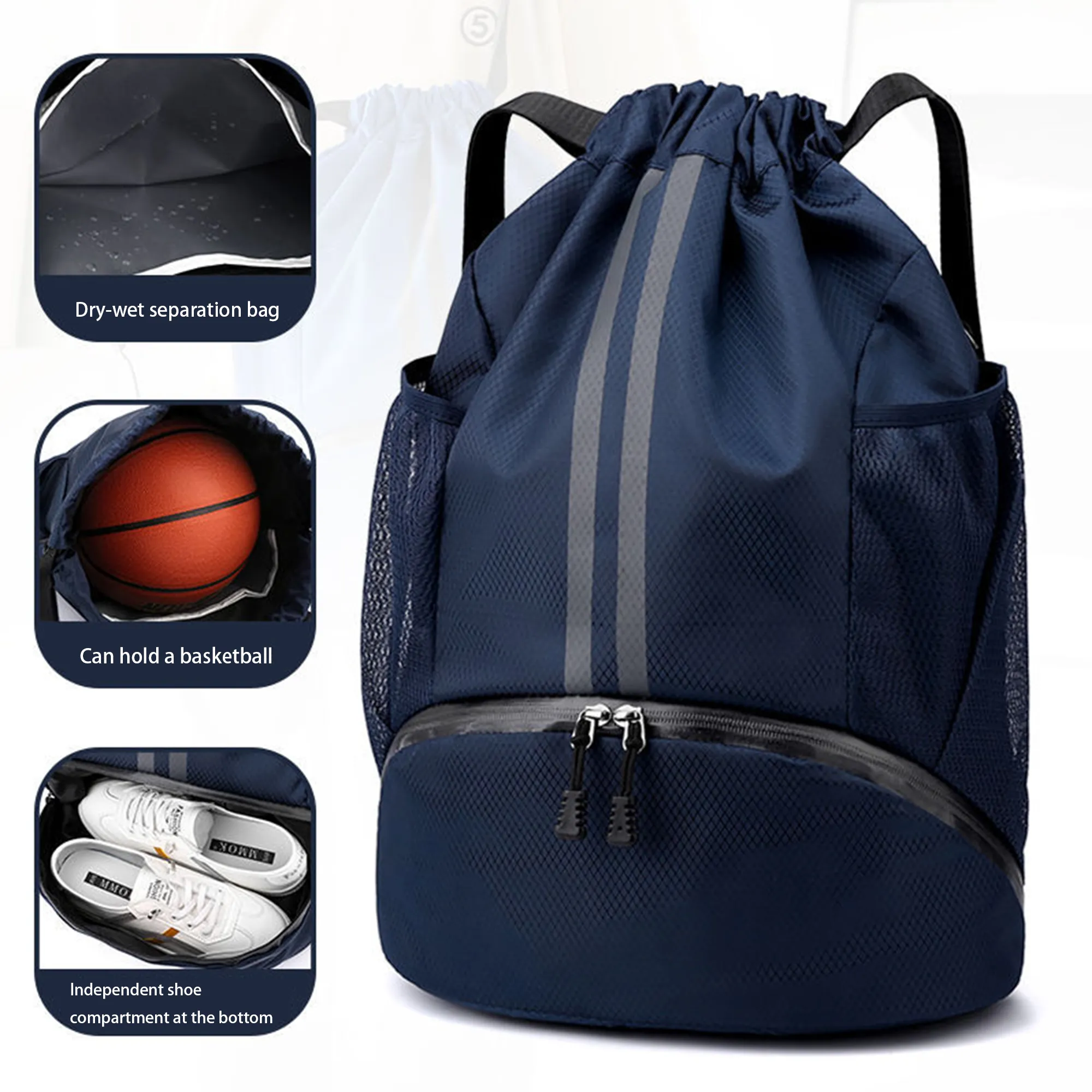 MOQ20 Drawstring Sports Backpack 2