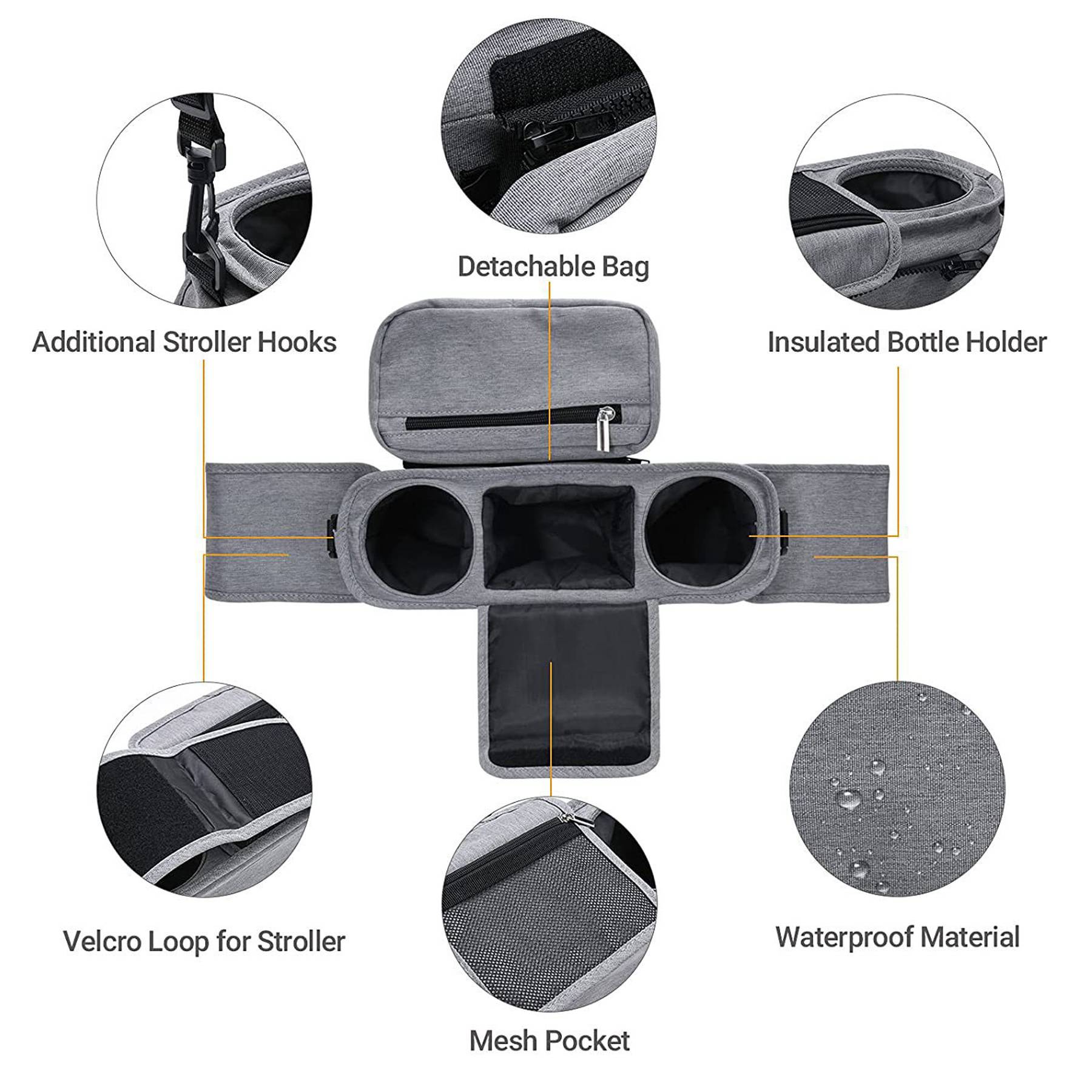 Baby Stroller Cart Storage Bag 2
