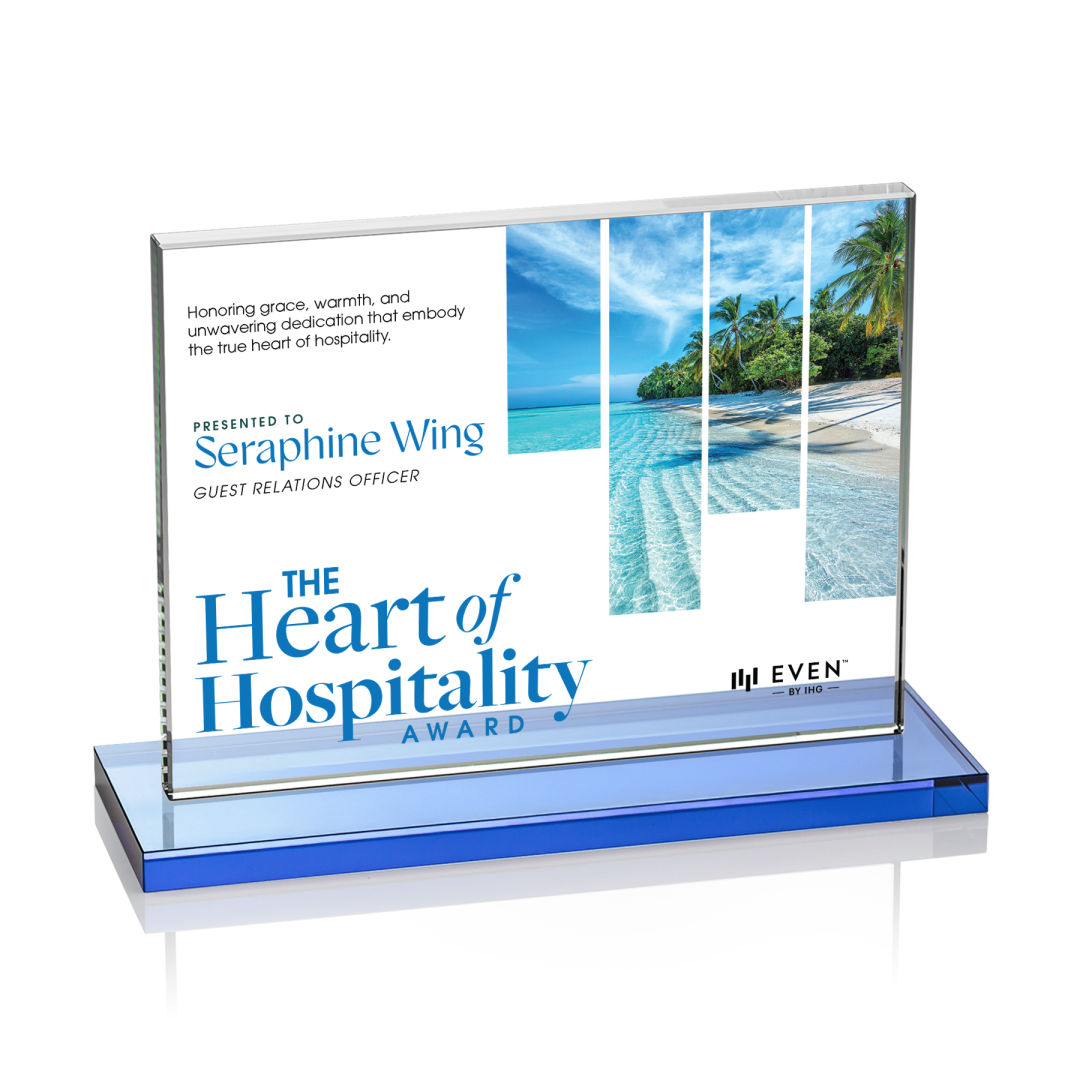 Emperor VividPrint™ Award - Sky Blue (Horiz) 17