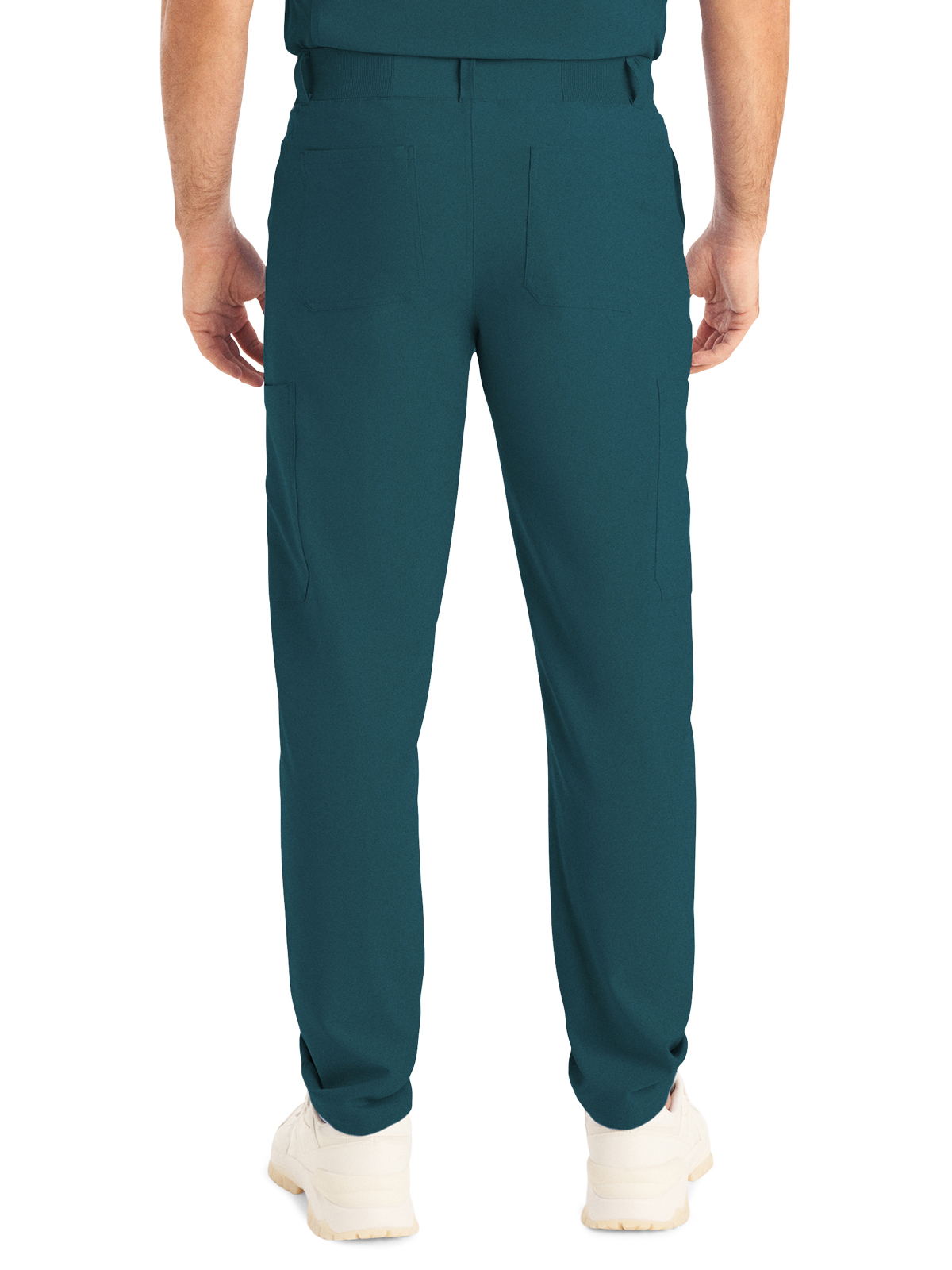 Landau - Forward - Men's Eight-Pocket Mid-Rise Rib-Knit Elastic Waist Cargo Pant 47