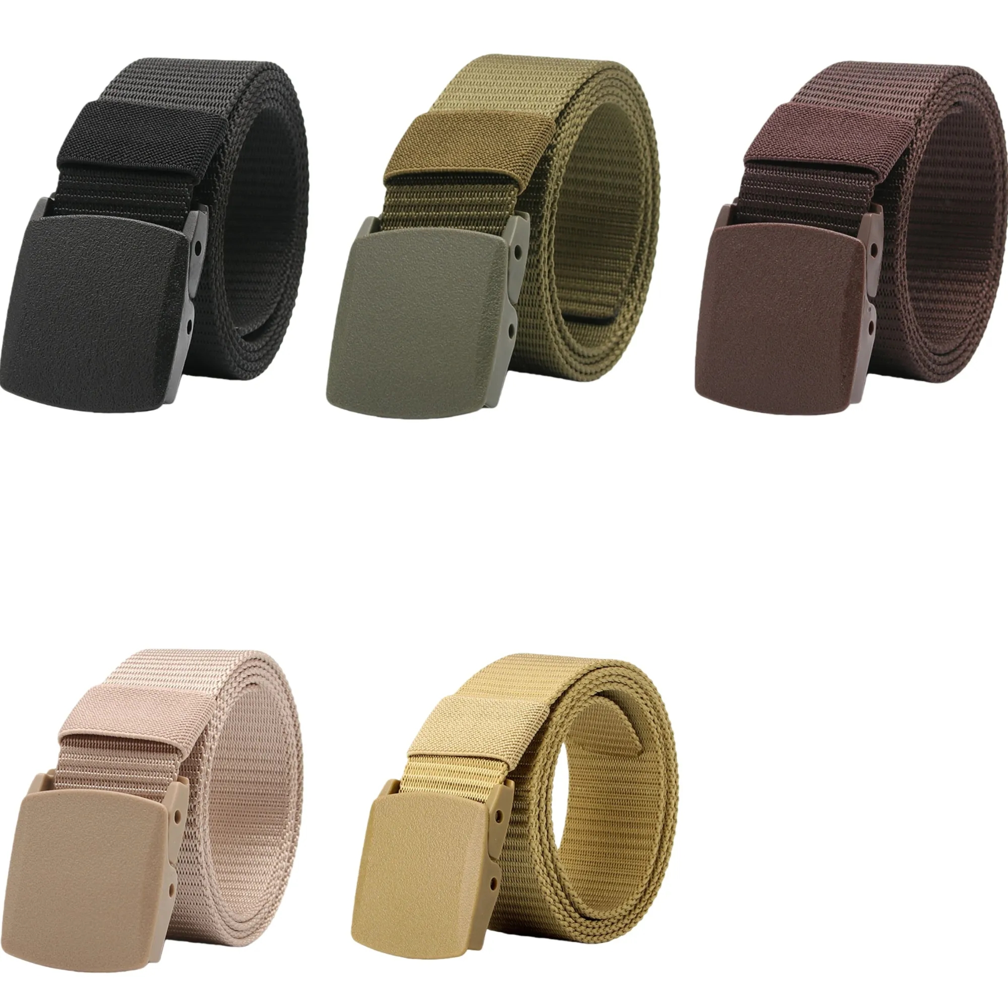 Military Tactical Nylon Webbing Belt for Men Women 1