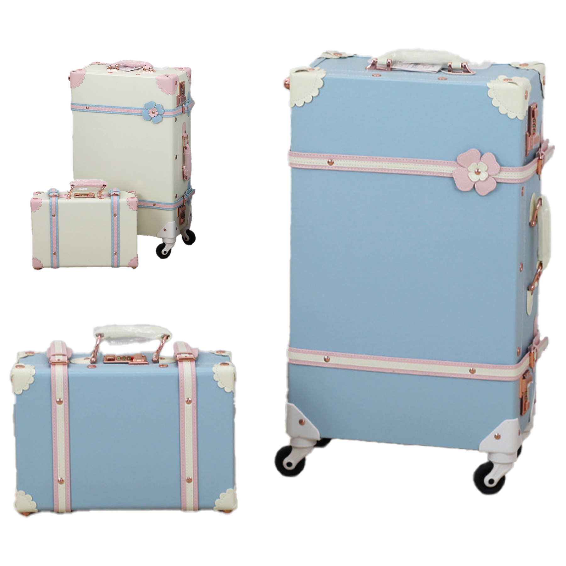 Vintage Luggage Sets for Women 2