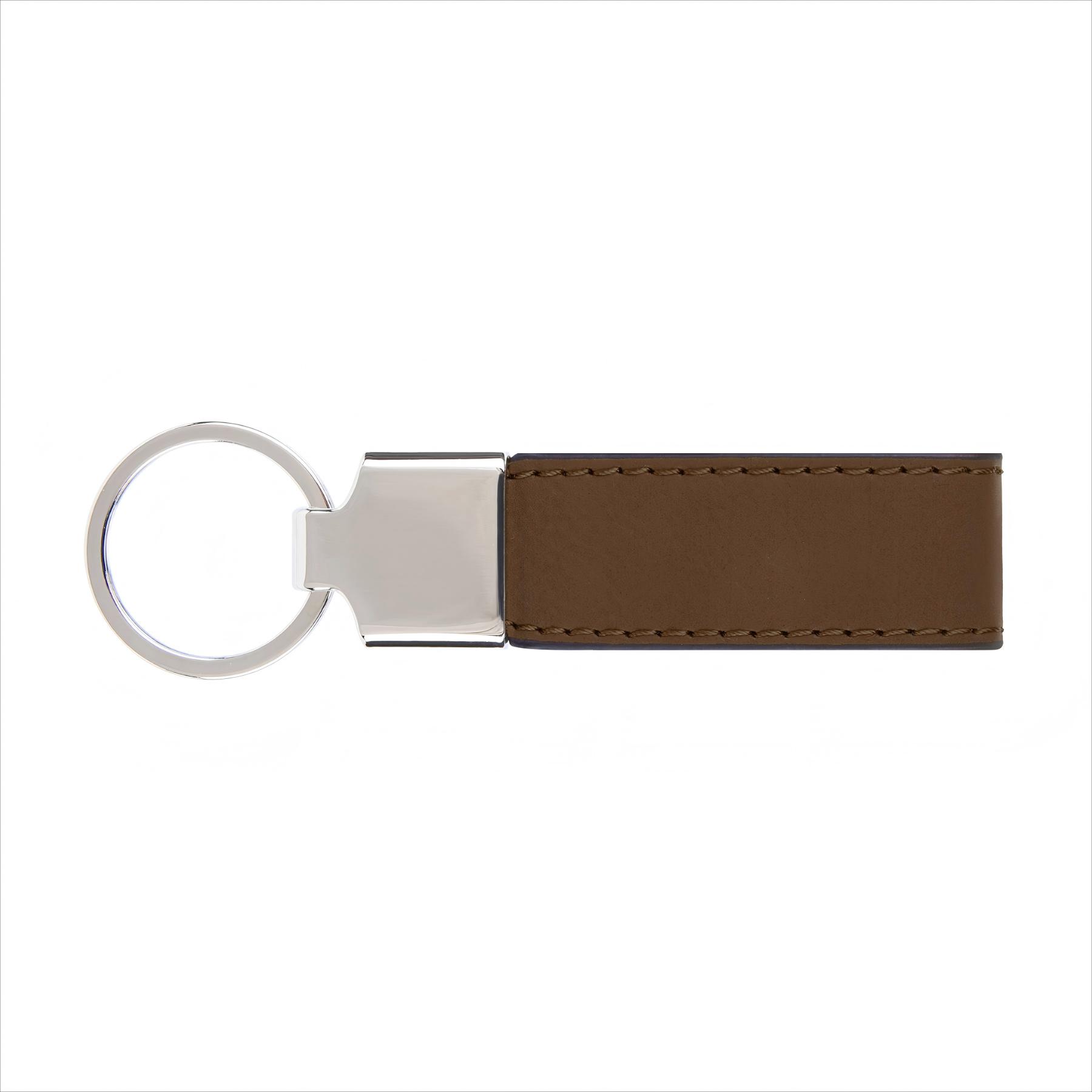Luxe Zinc Alloy Key Chain With Short Leather Lanyard 9