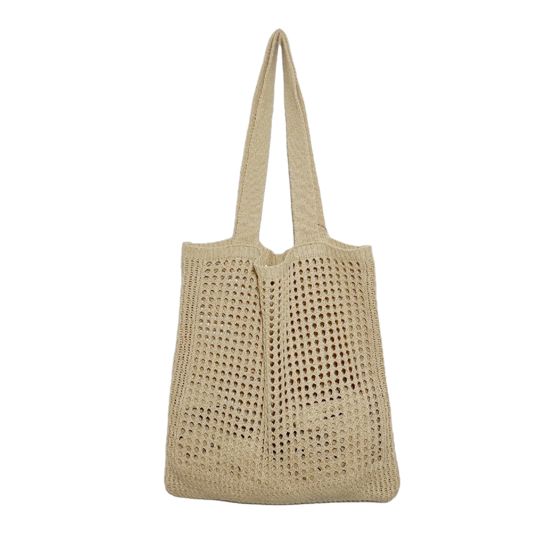 Knitted Shoulder Bag Women Handbag Summer Beach 2