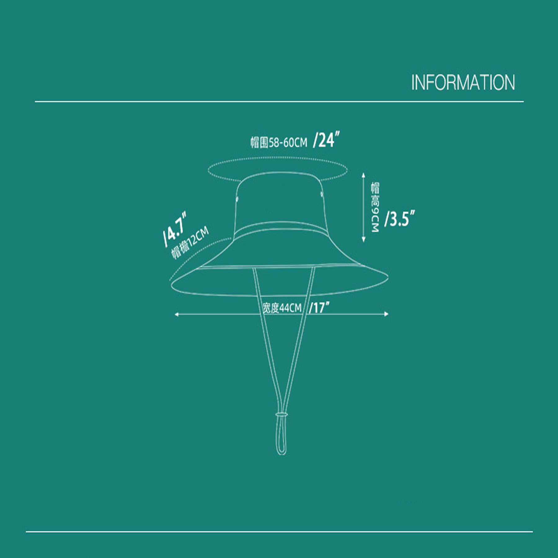 Fishing Bucket Hats With Adjustable Drawstring 6
