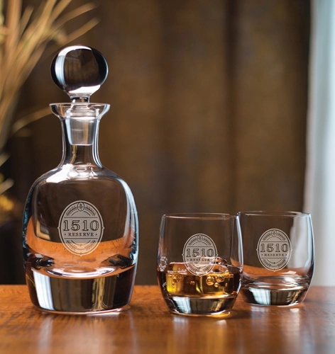 Barrel Decanter Set, 3-Piece 1