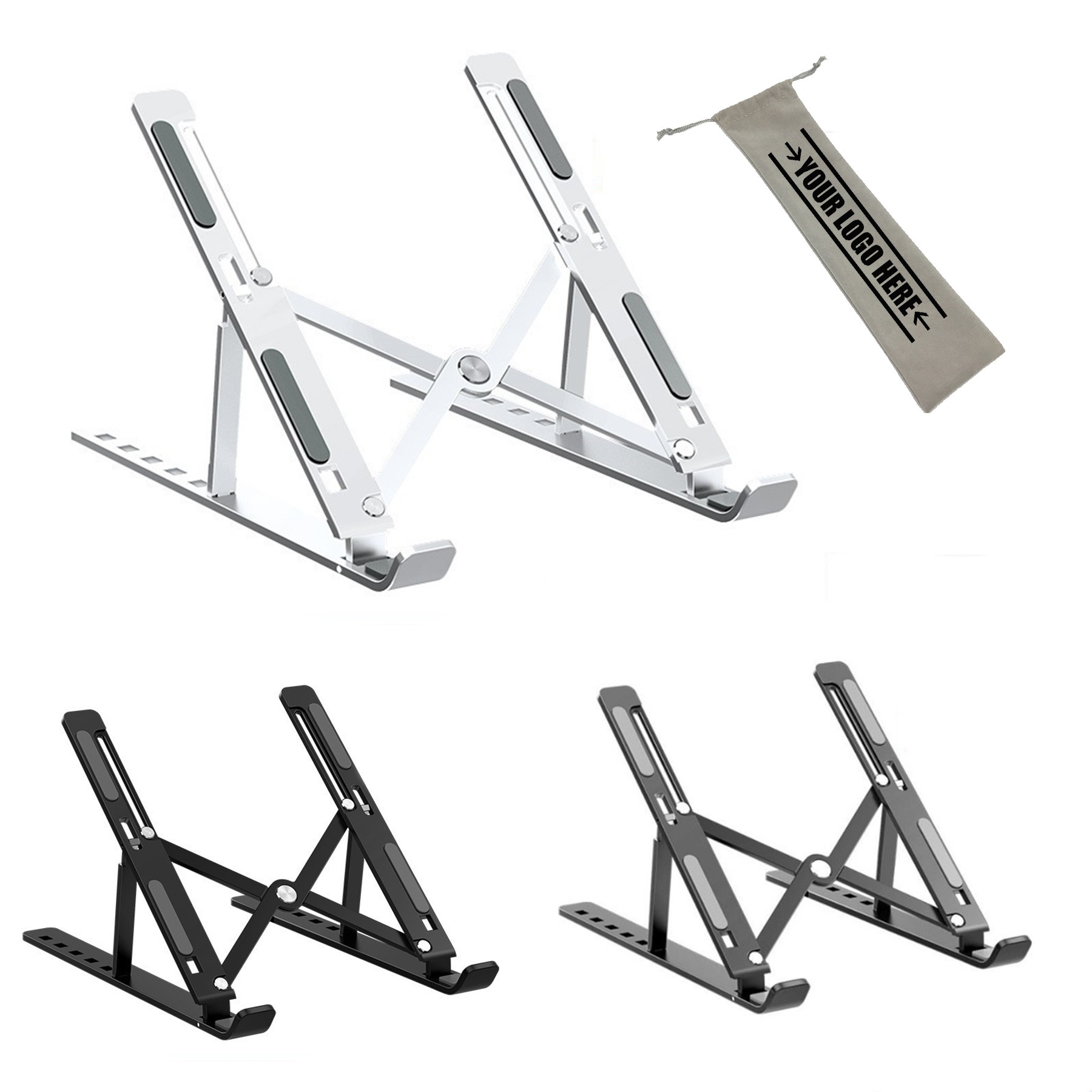 Aluminum Foldable Computer Stand With Non-Woven Bag