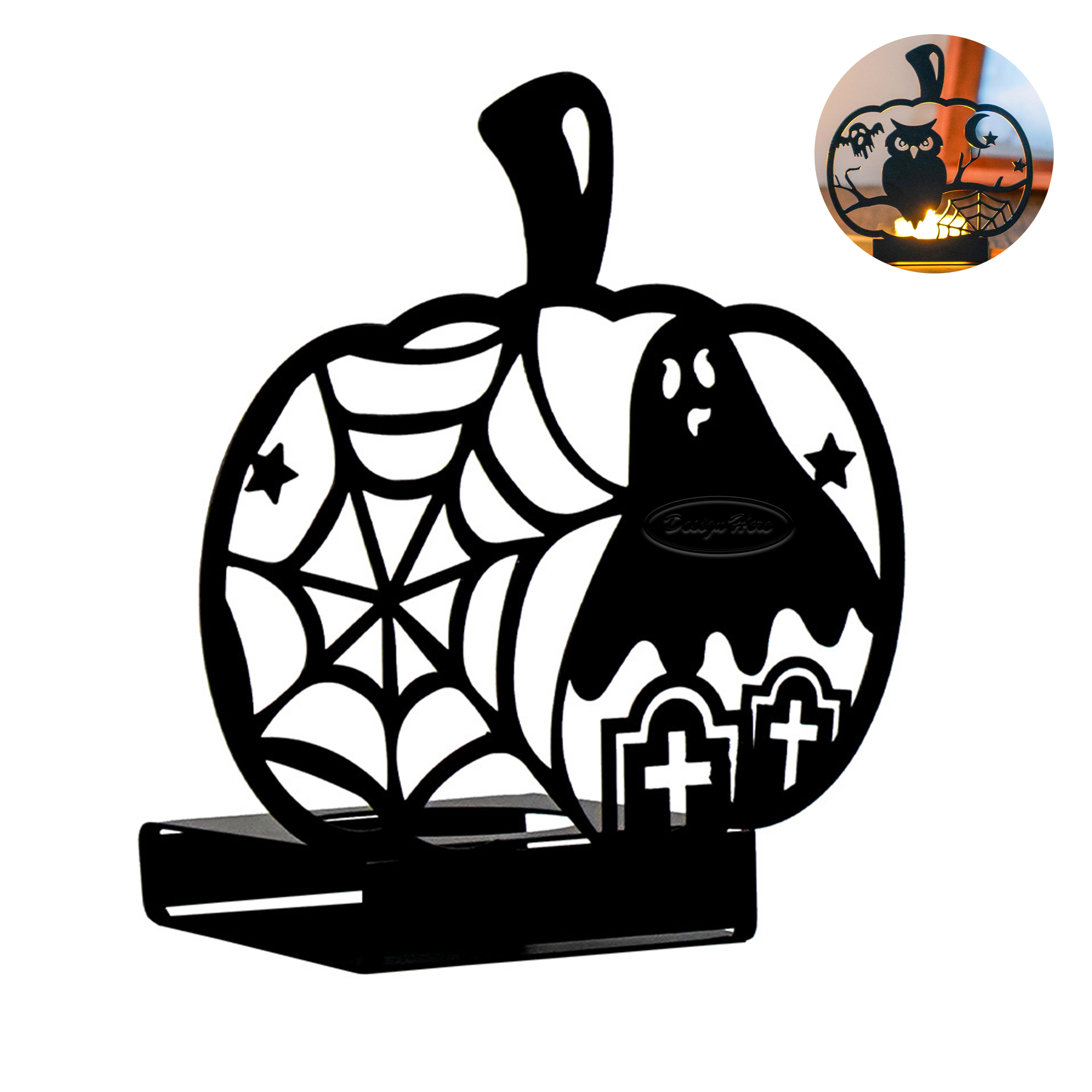 Halloween Iron Candle Holder ?C Minimalist Style 2