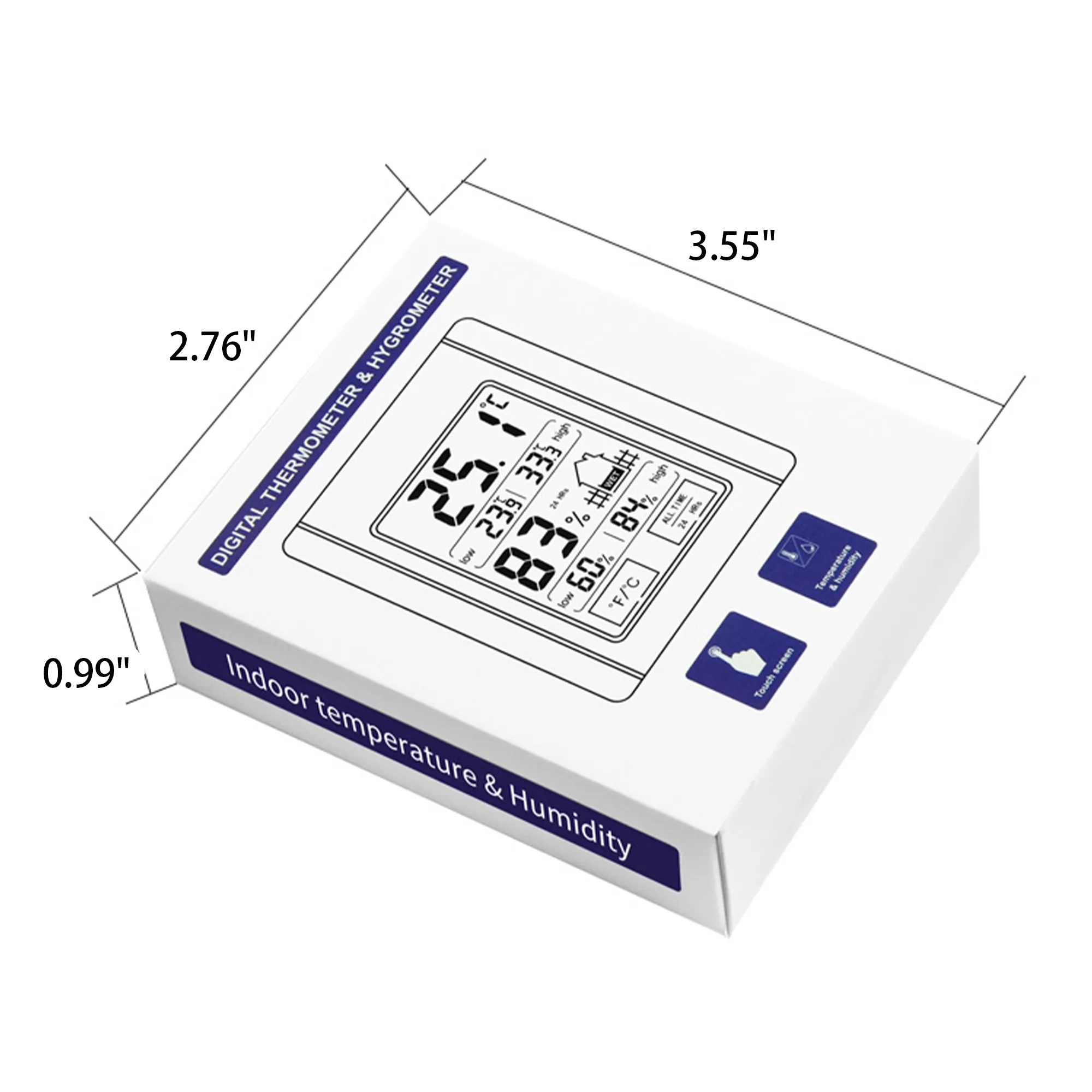 Digital Hygrometer Indoor Thermometer Humidity Meter 3
