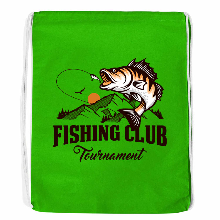 Colored Cotton Sports Pack, custom drawstring bag with logo imprint 19