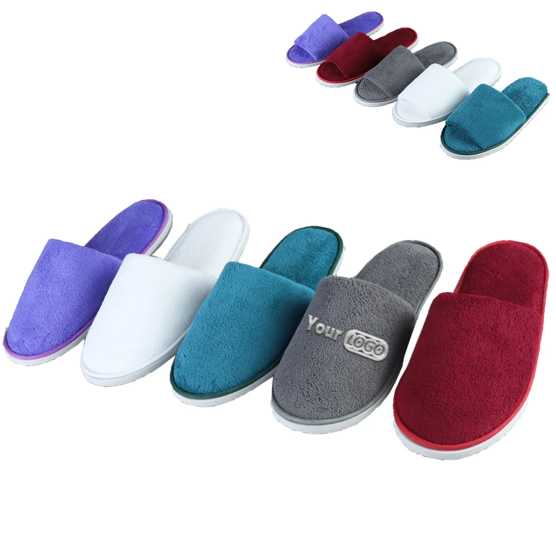Disposable Solid Color Slippers 8