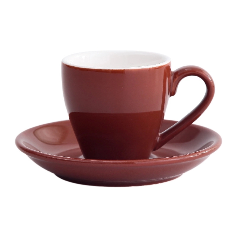 2.7 Oz Ceramic Espresso Cups and Saucer 10