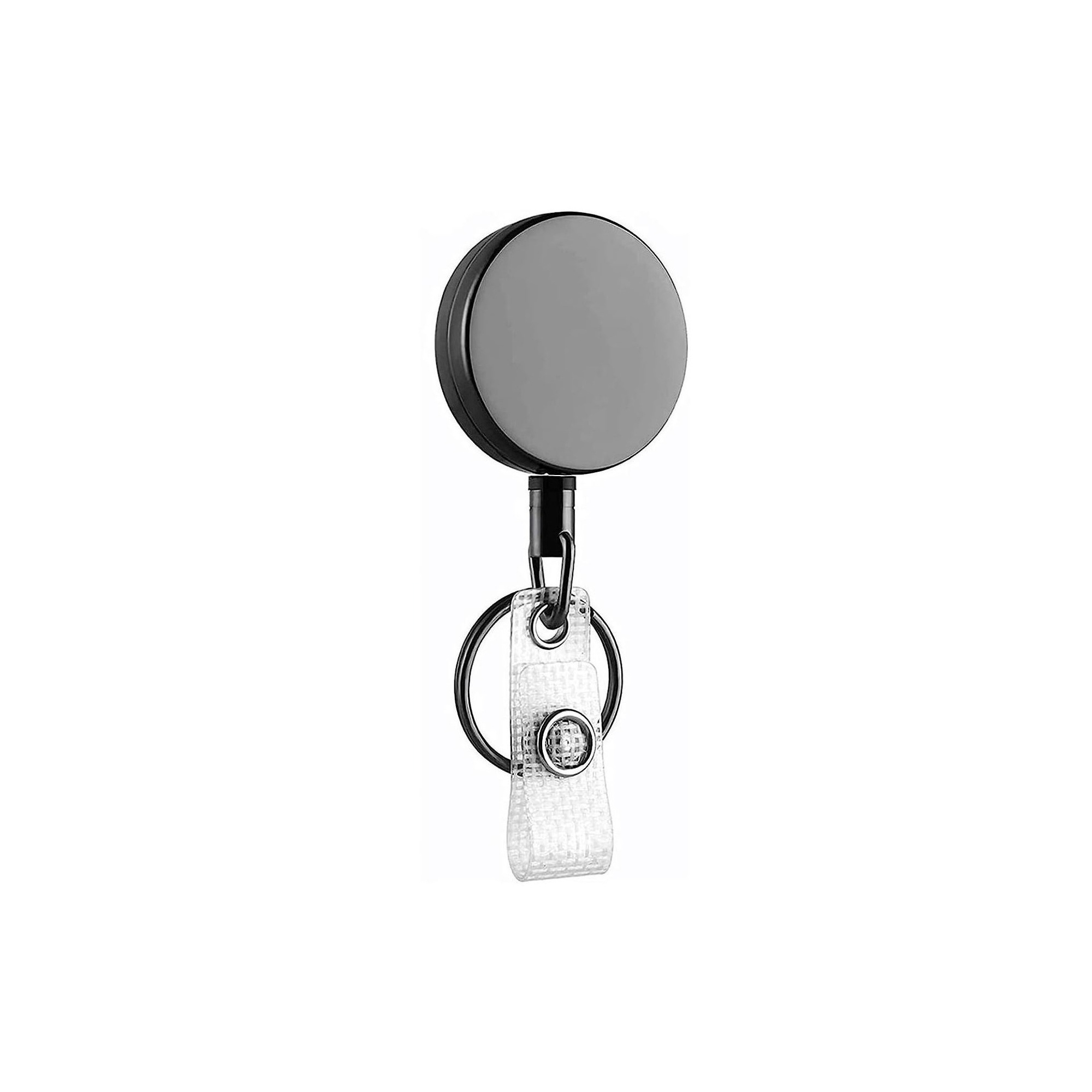 Metal Round Badge Reel With Belt Clip 6