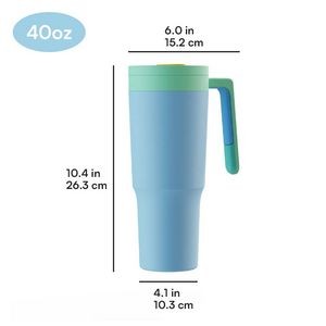 40 Oz Reusable Stainless Steel Travel Coffee Mug 3