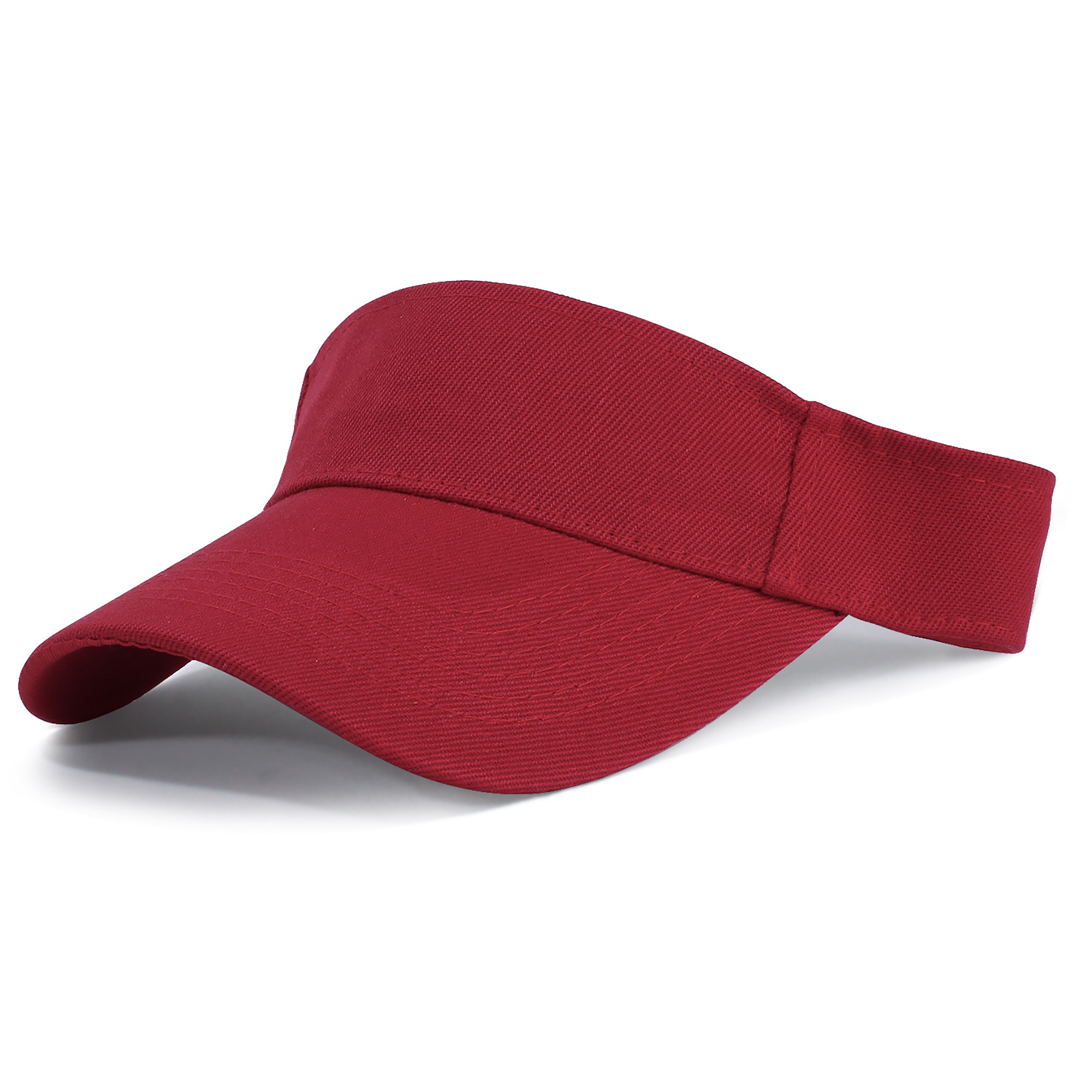 Adjustable Magic Tape Pure Cotton Solid Empty Cap 12