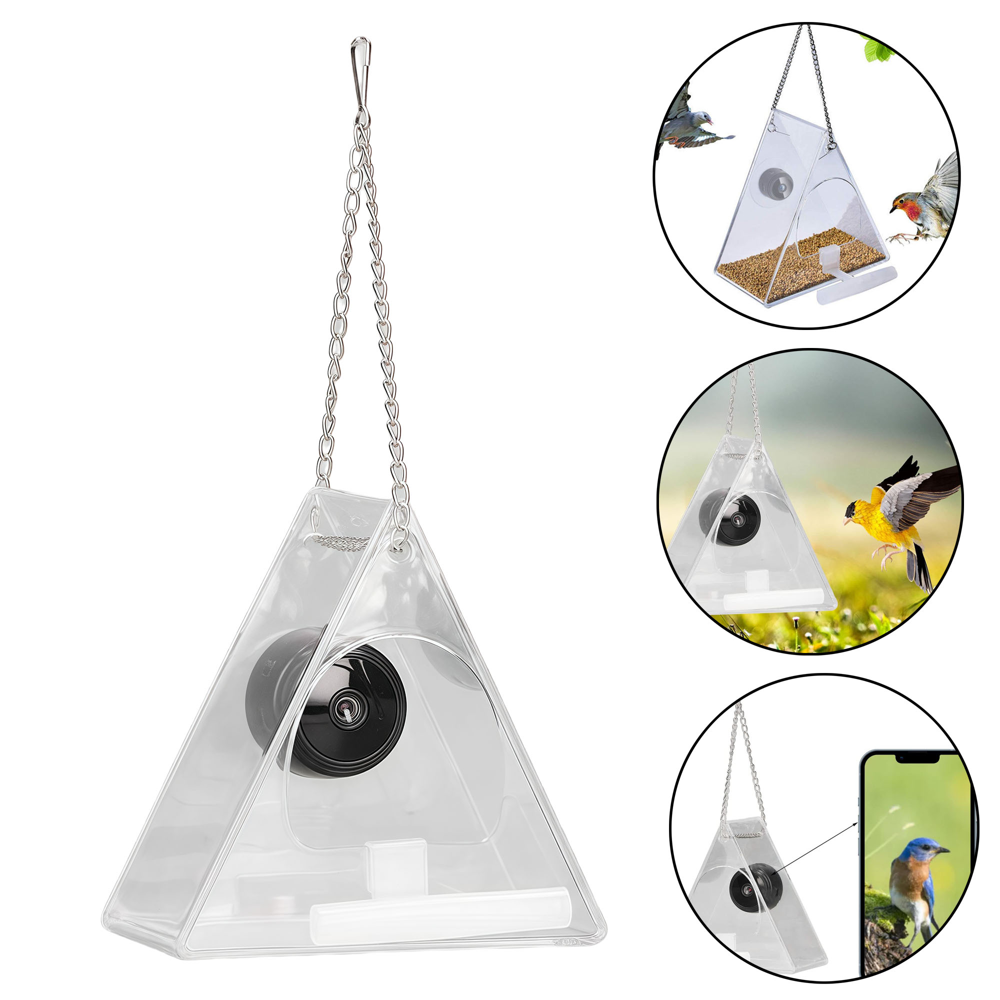 Smart Bird Feeder with HD Camera 2