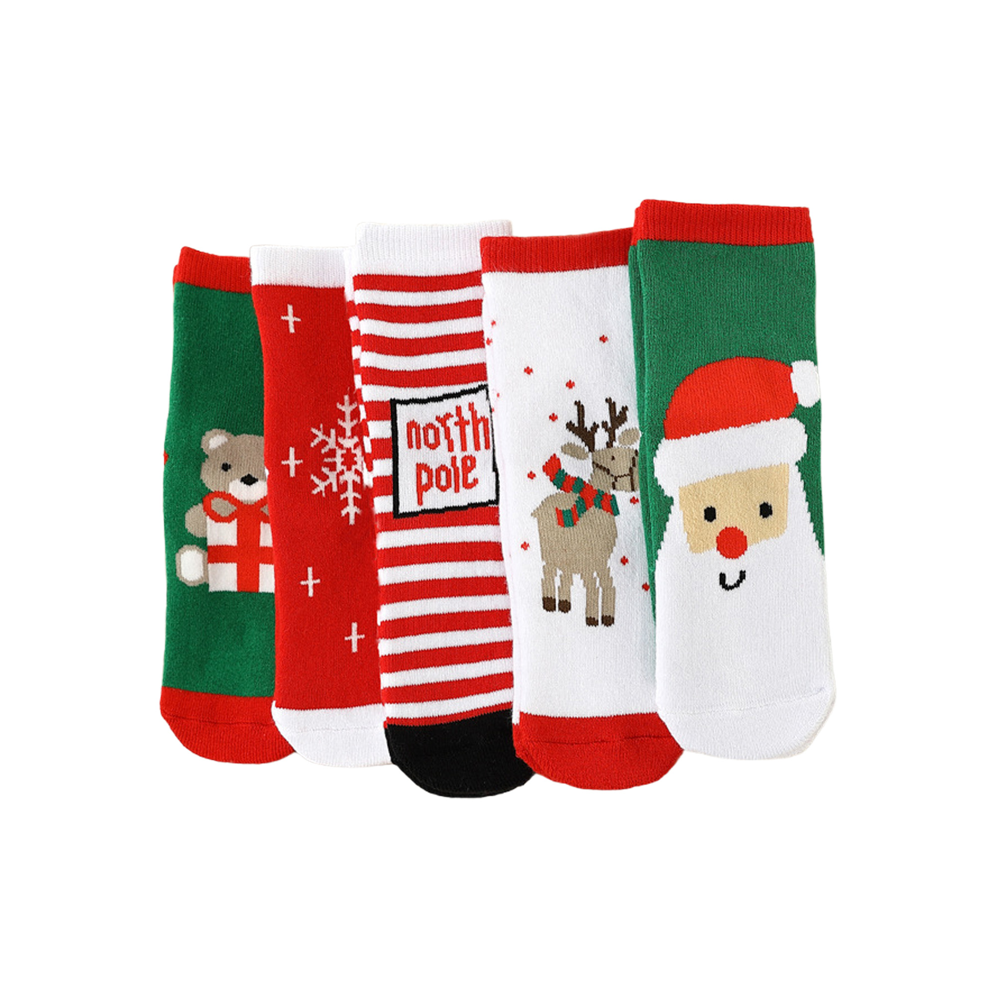 Cotton Children's Warm Christmas Socks 2