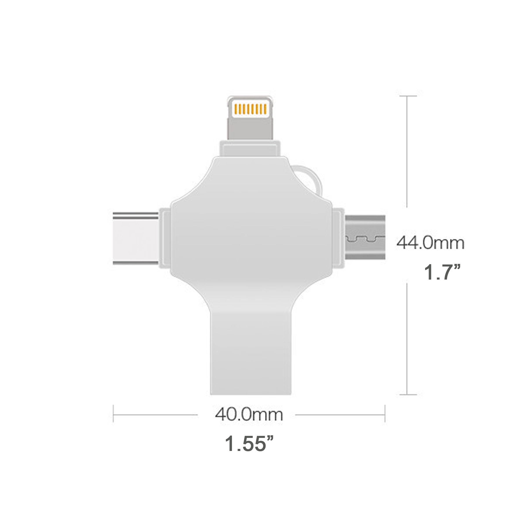 4 in 1 USB Flash Drive 8GB 3