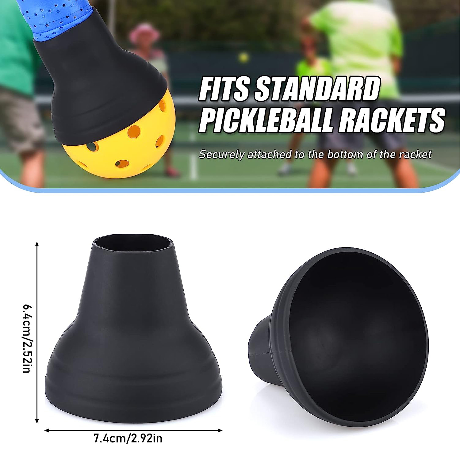 Super Suction Silicone Pickleball Ball Picker 4