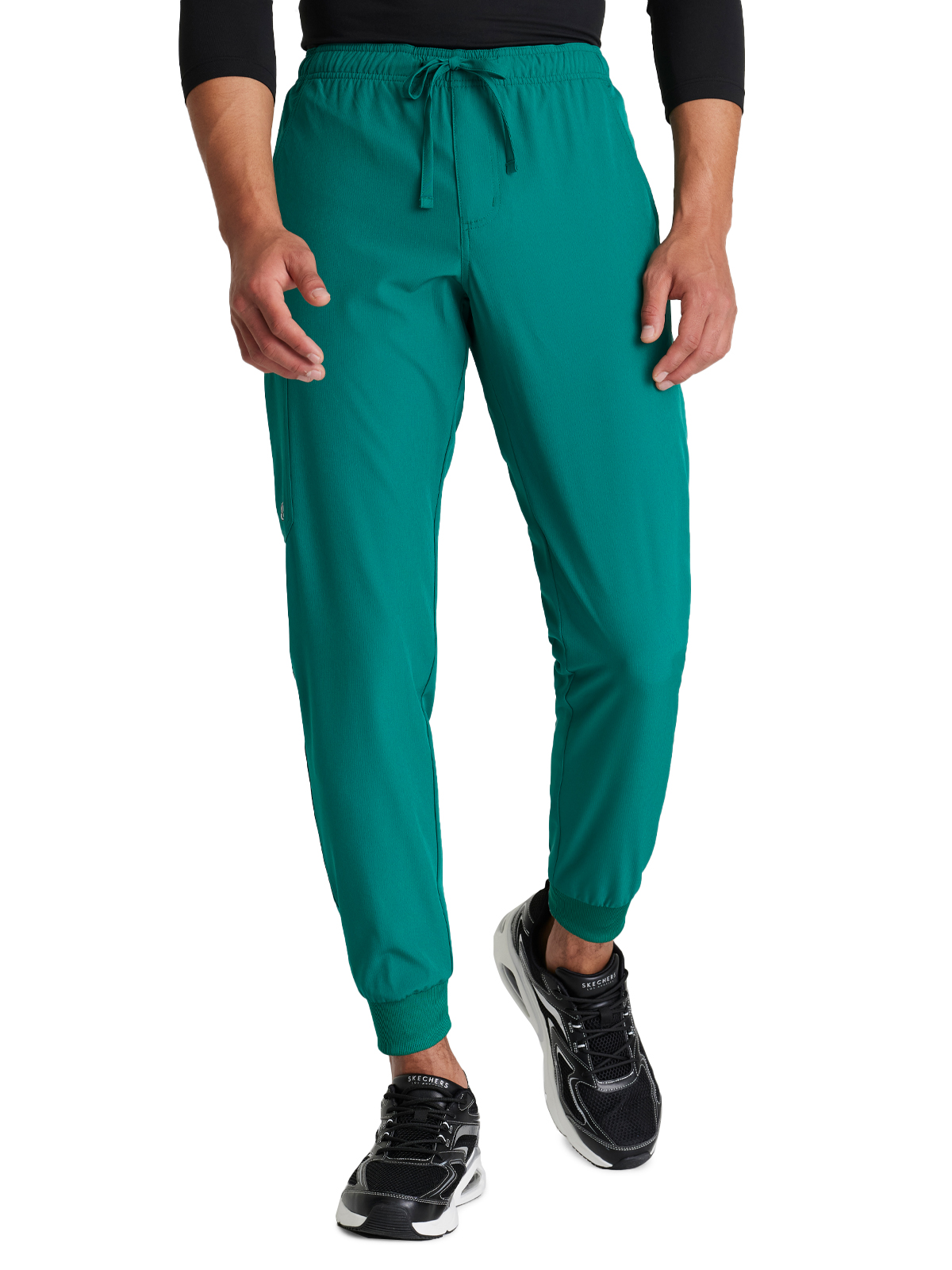 Skechers - Men's Three-Pocket Drawcord and Zip-Fly Structure Jogger Scrub Pant 12