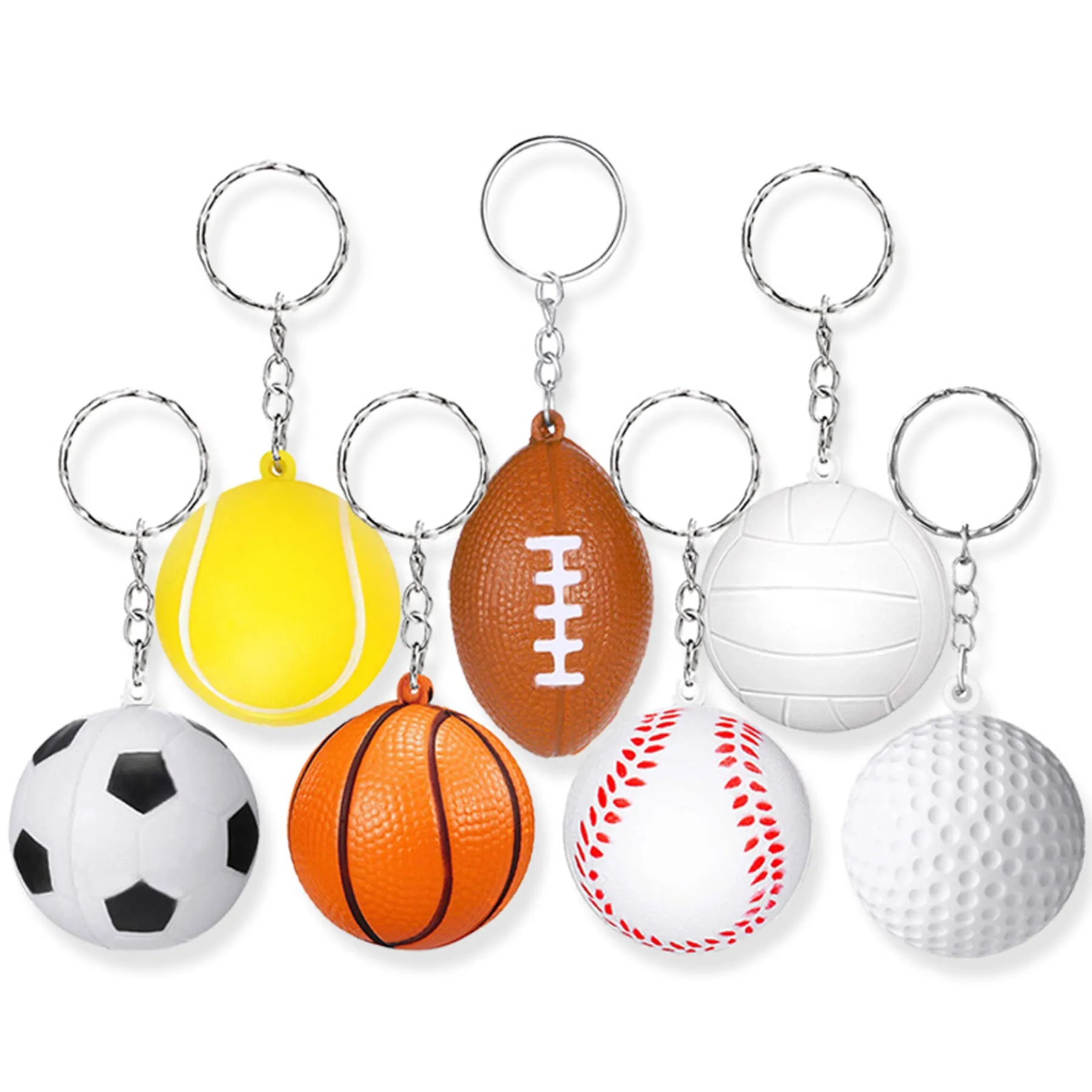 Simulation Football Keychains 3
