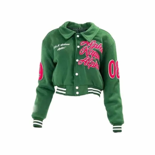 Custom Women's Vintage Varsity Jacket 6