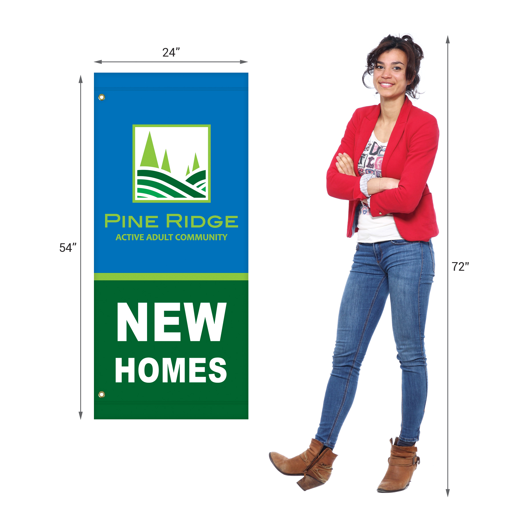 54"x 24" Custom Vinyl Avenue Banners 3