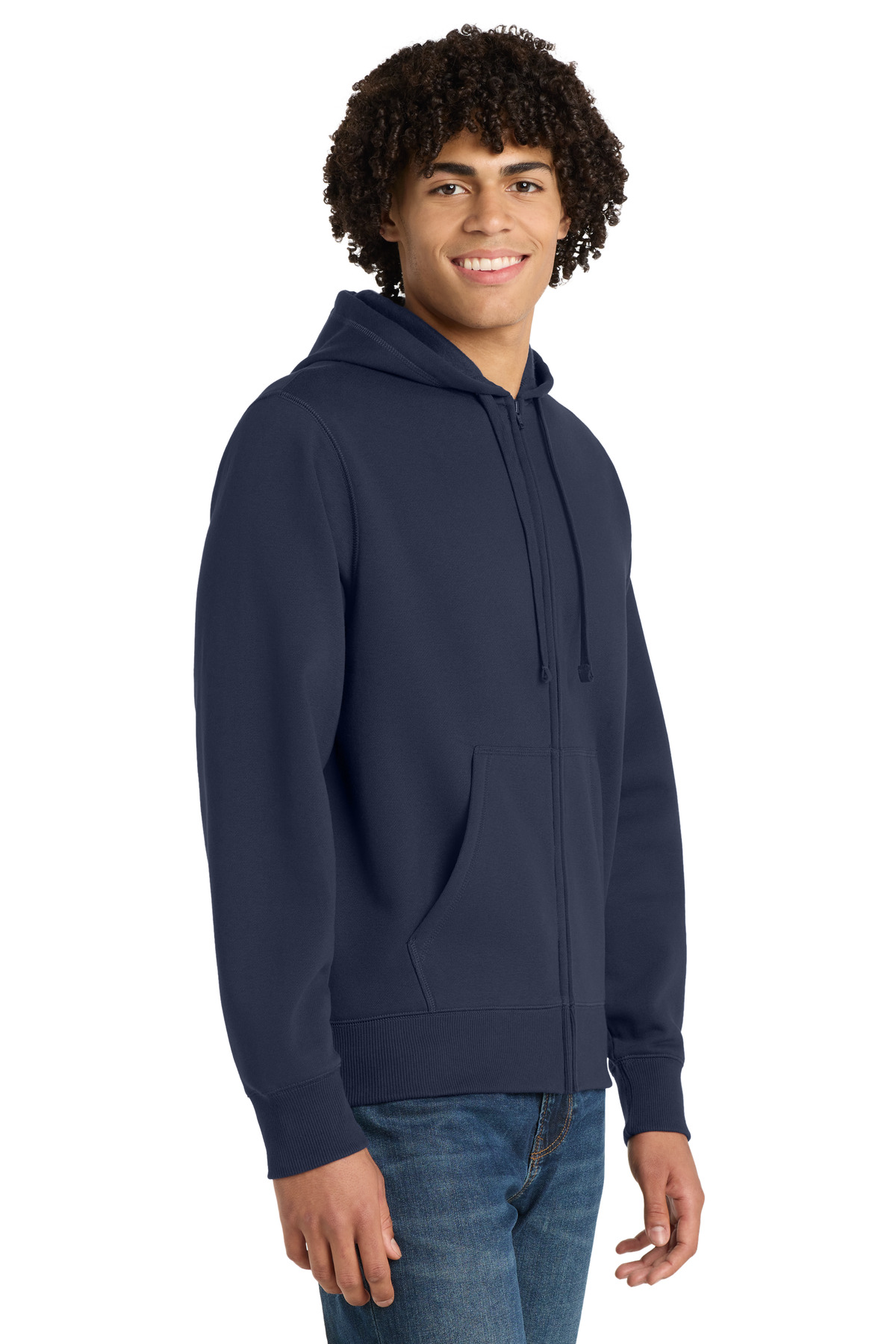 Sport-Tek Full-Zip Hooded Sweatshirt. ST258, custom hoodie or sweatshirt with logo imprint 1