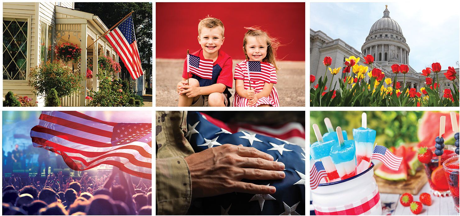 AMERICAN GLORY STAPLED WALL CALENDAR 5