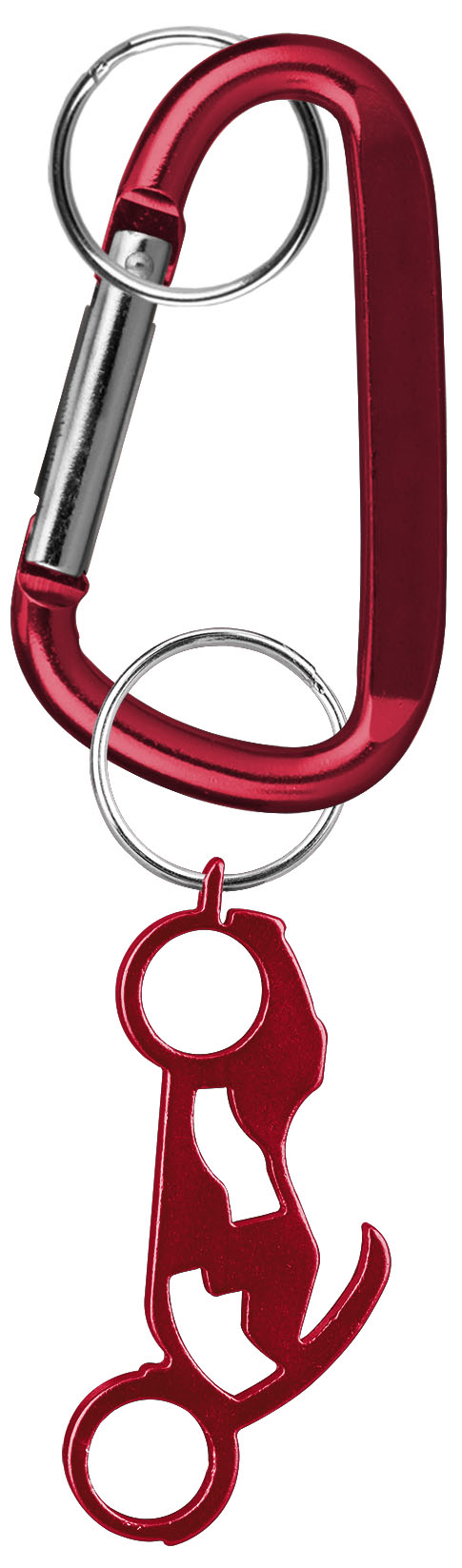 Motorcycle Shaped Bottle Opener Key Holder and Carabiner 5