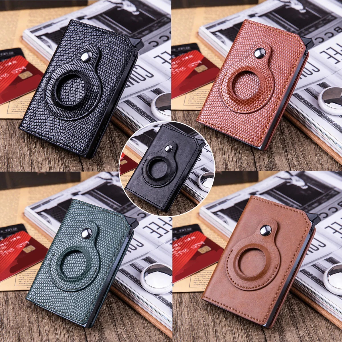 Minimalist Wallet for Men RFID Blocking Money Clip 5