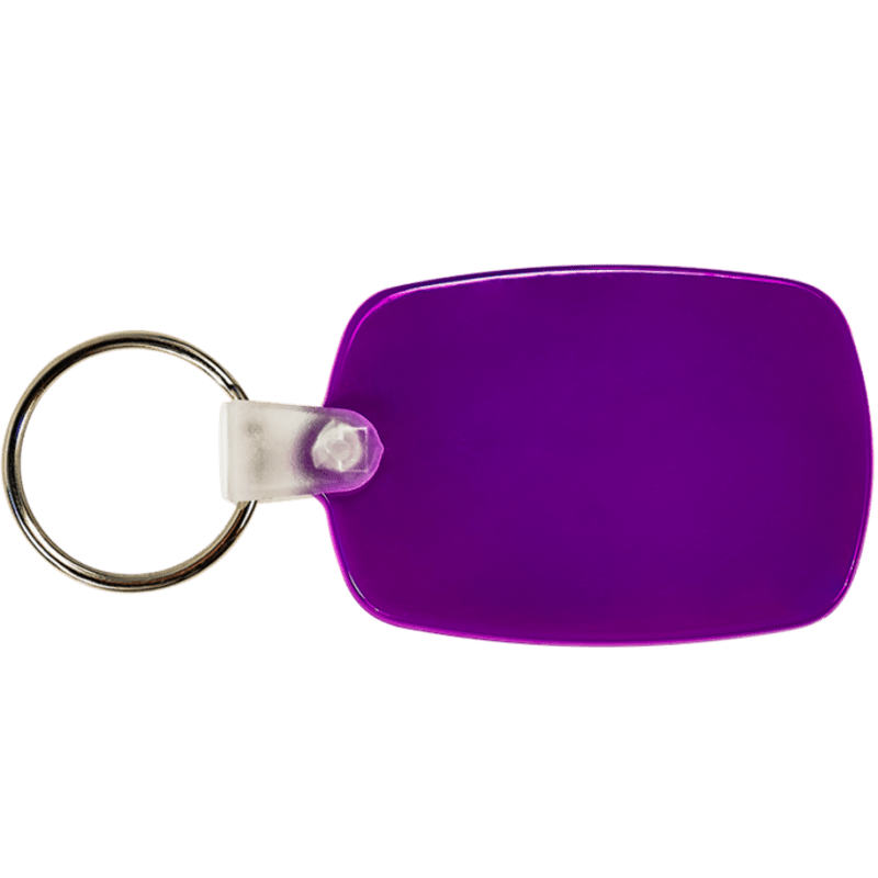 Oval Soft Plastic Keychains 15