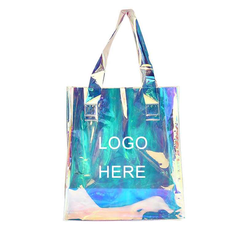 Clear PVC Laser Hologram Tote Bag 1