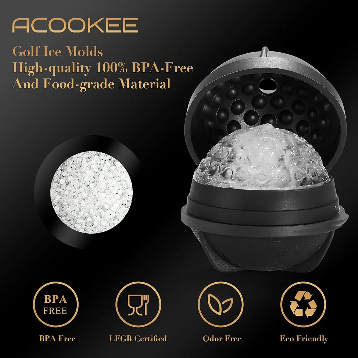 Golf Gifts Ball Ice Maker Mold 6