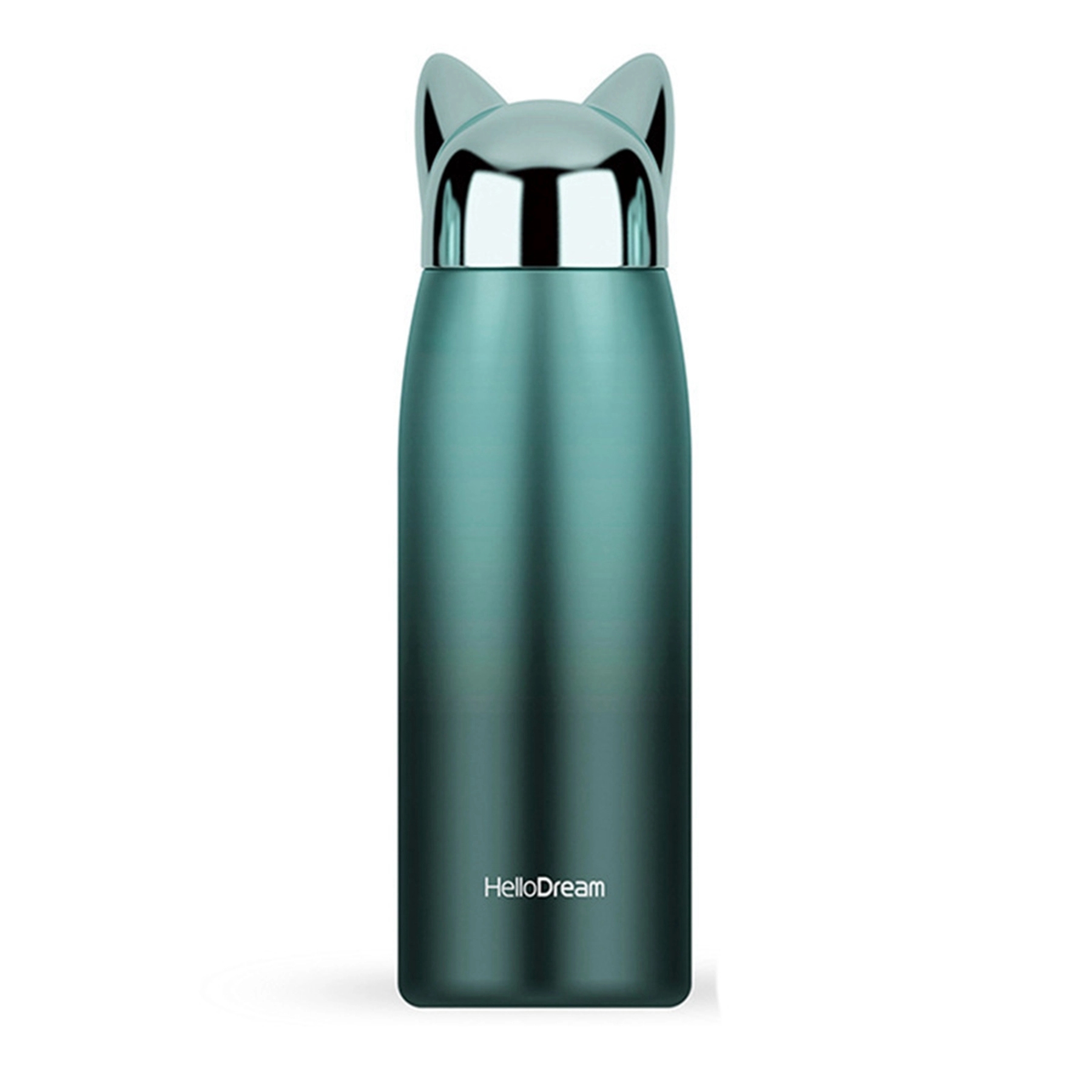 10 OZ. Stainless Steel Fox Shape Vacuum Bottle with Strap 4
