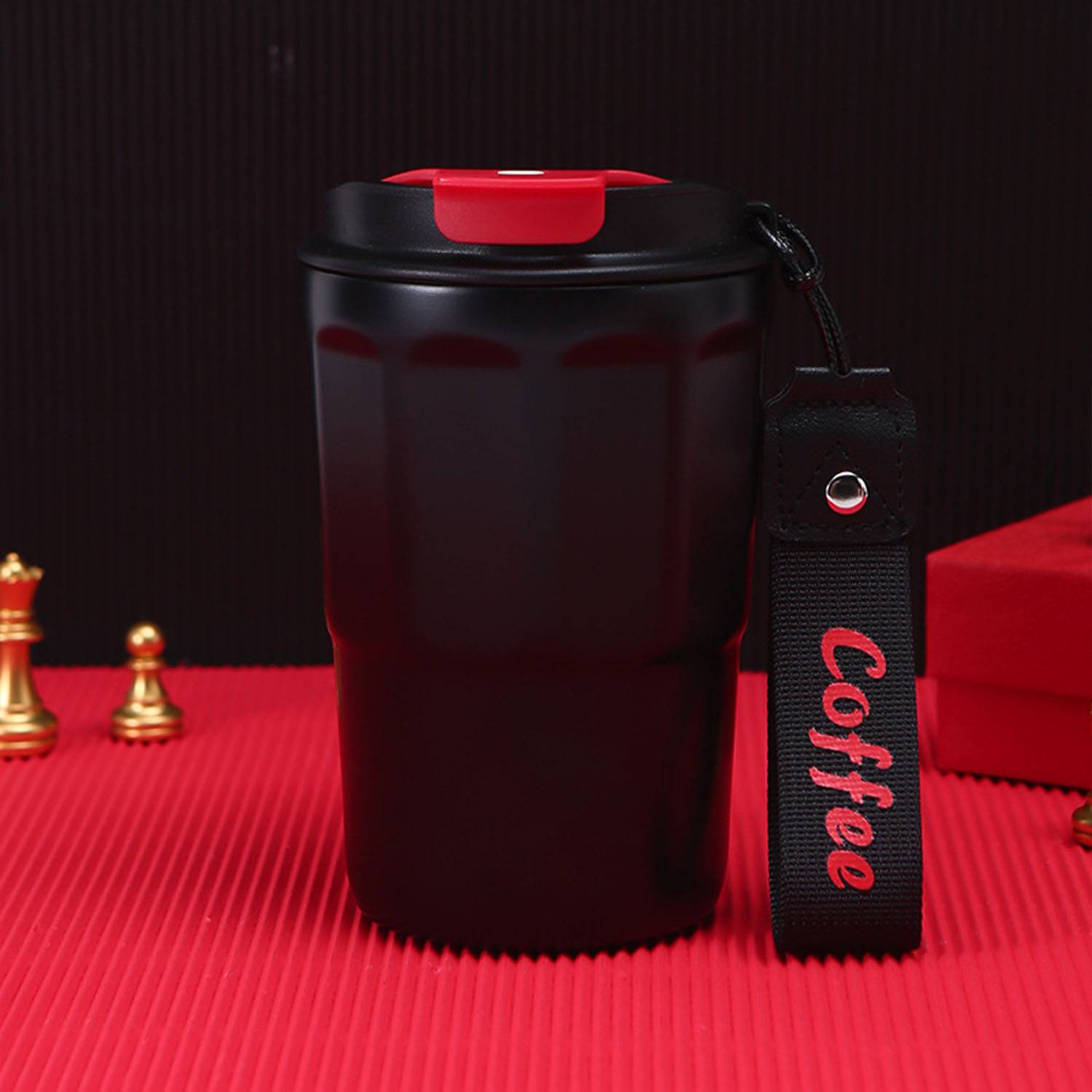 13.4oz 316L stainless steel portable coffee insulated cup 5