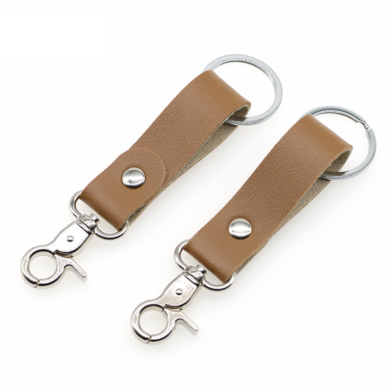 PU Leather Keychain with Swivel Hook 1