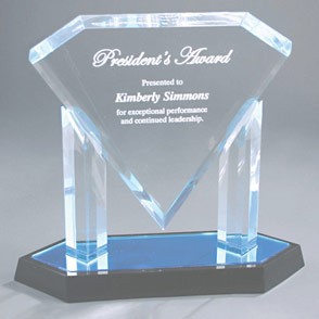 Acrylic Floating Diamond Award 3