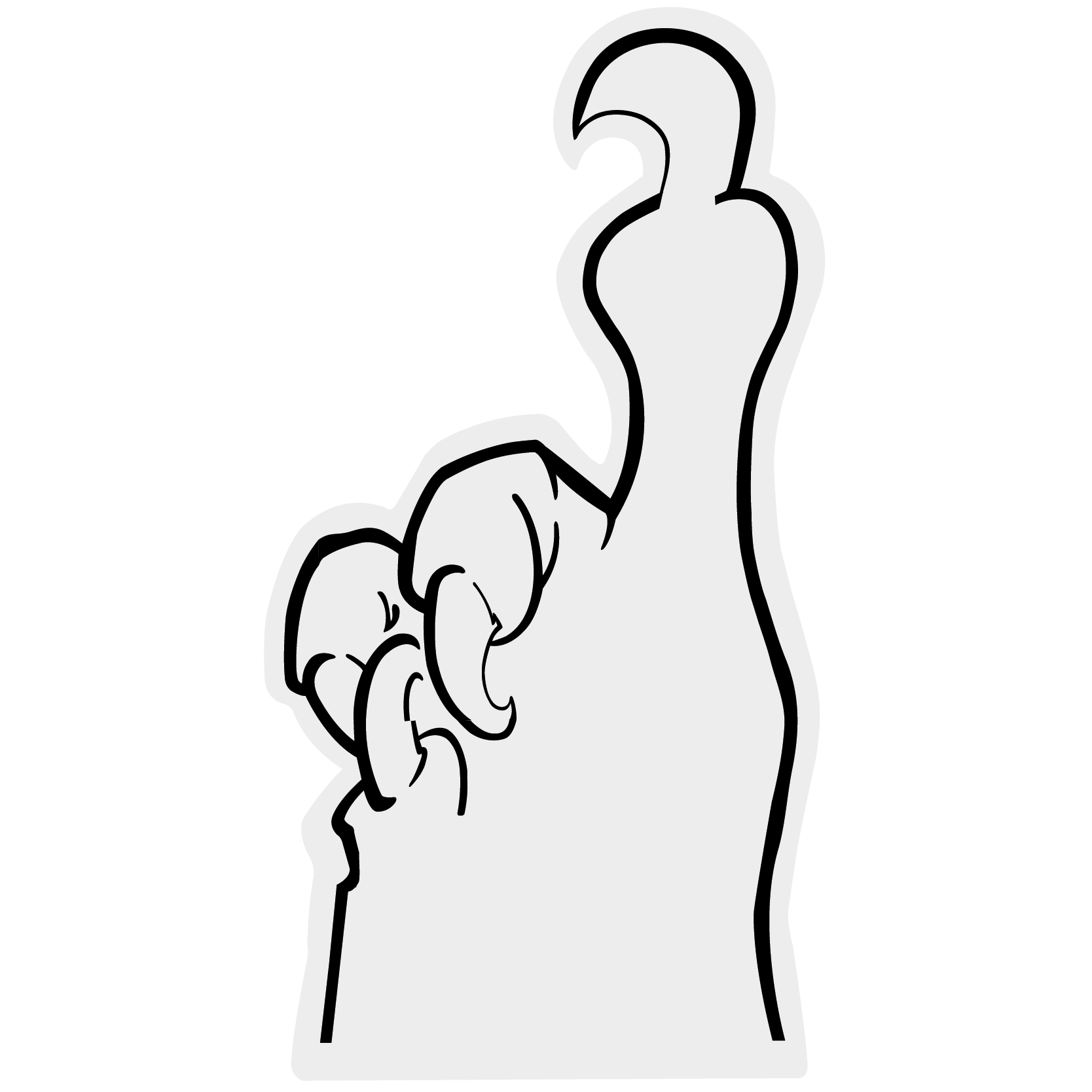 Foam Eagle Talon Claw Hand 18