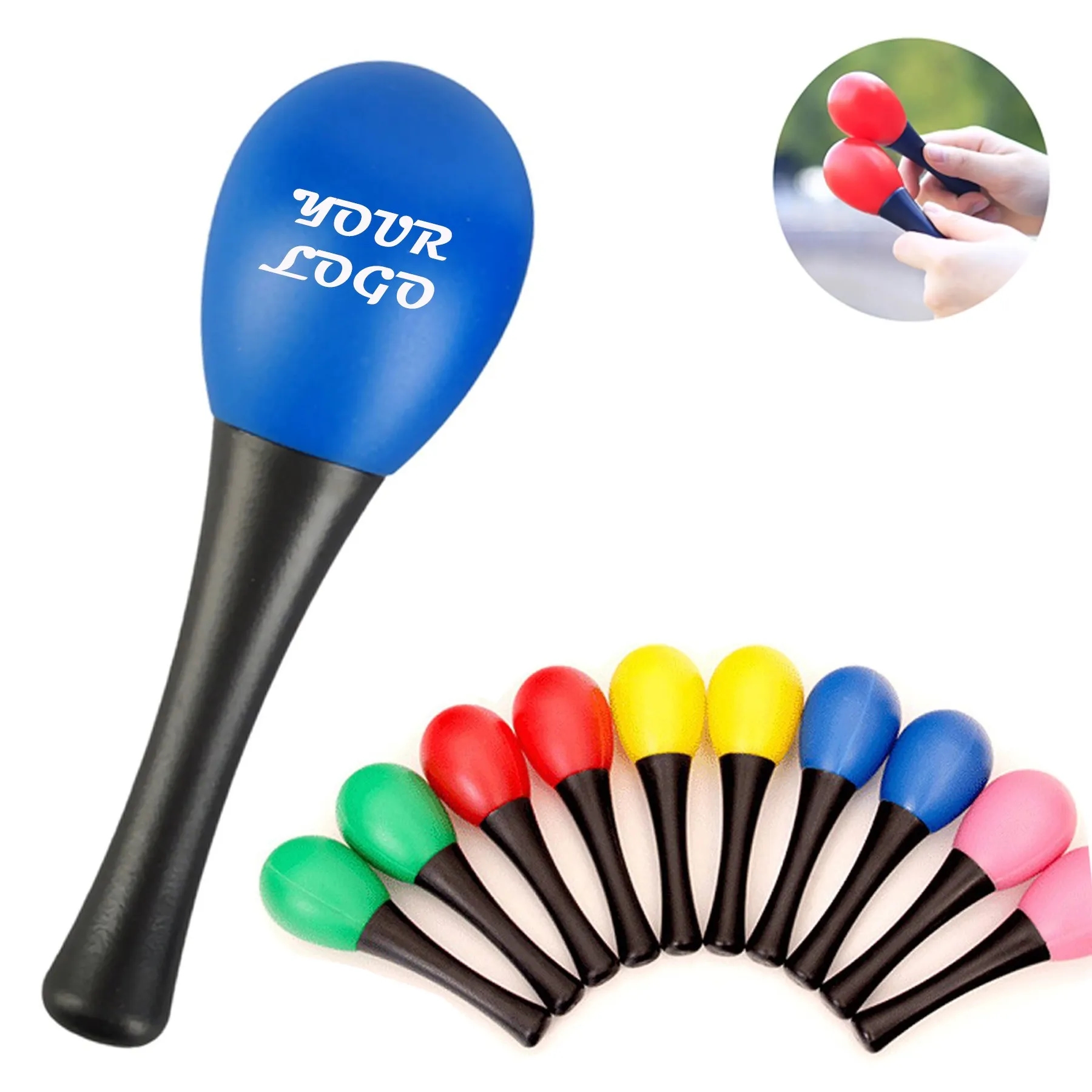 Plastic Sand Hammers Sound Toy 1