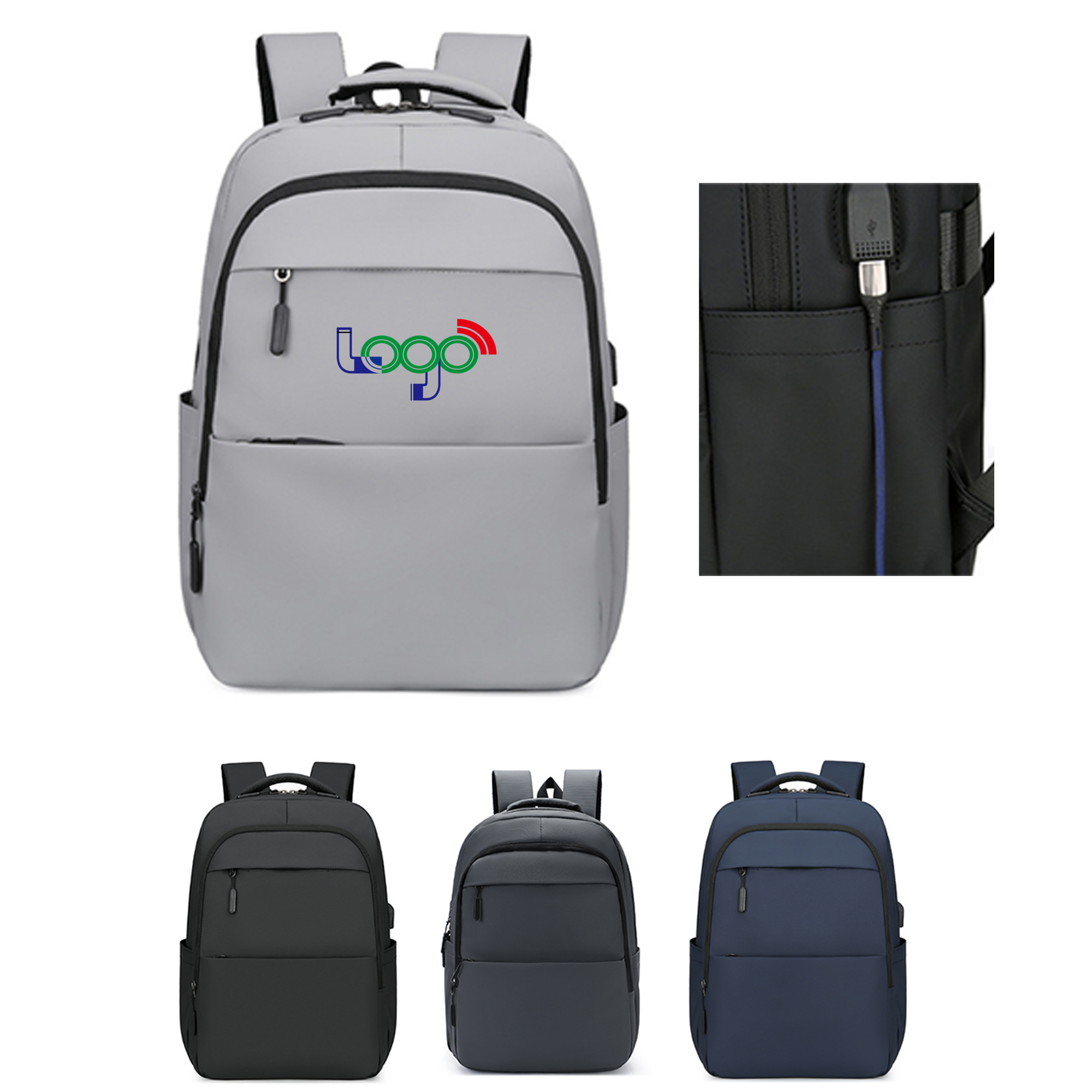Durable Laptop Backpack With USB Charging Port 6