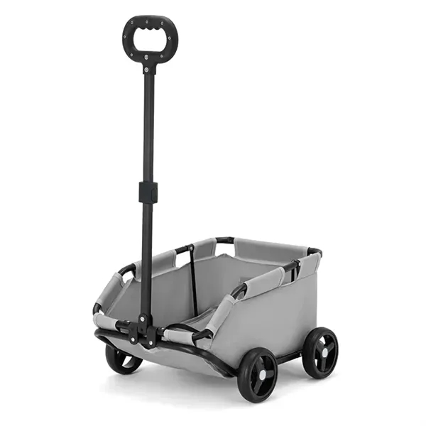Folding Pet Carrier Cart - Portable and Convenient 6