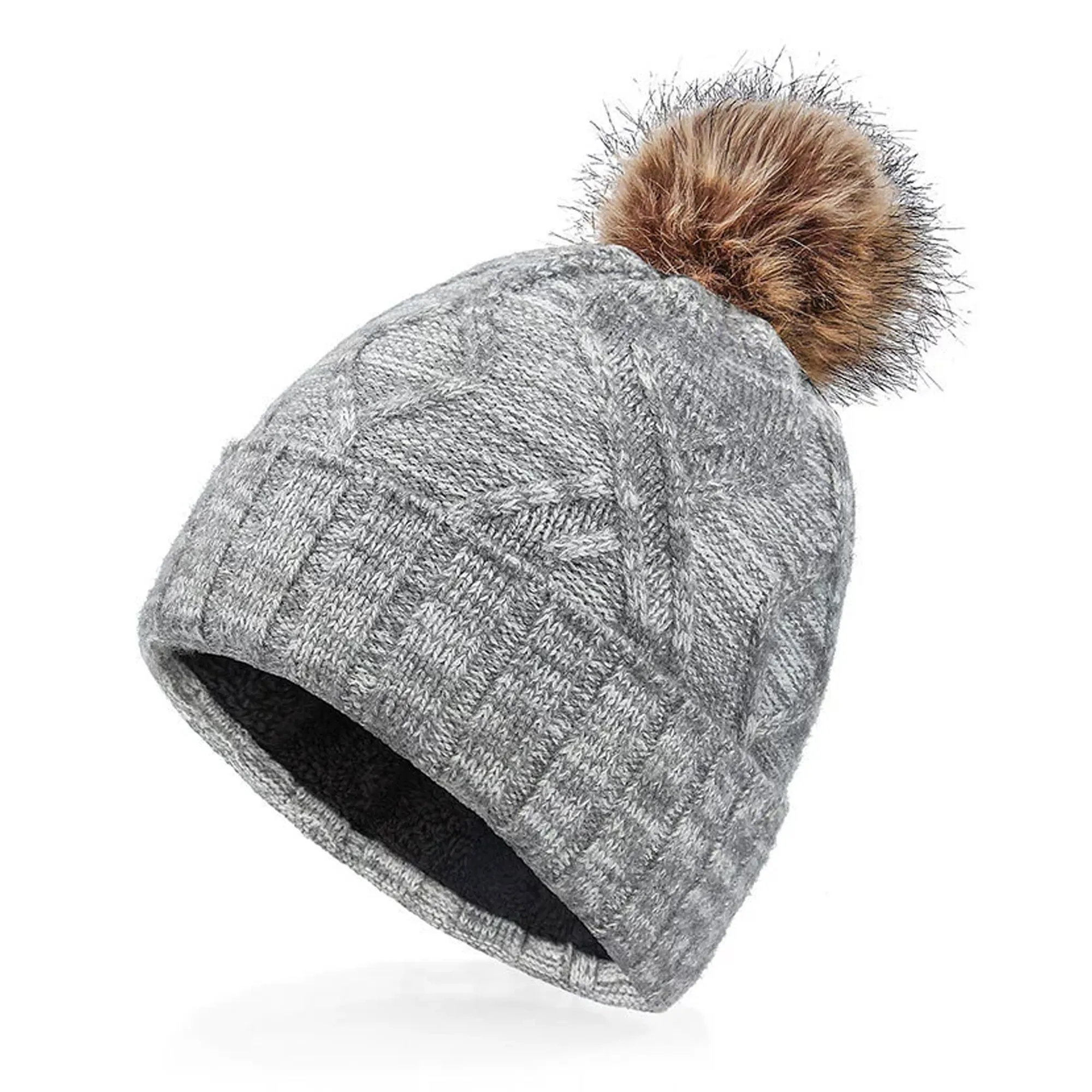 Autumn Winter Trendy Knit Beanie Hat 2