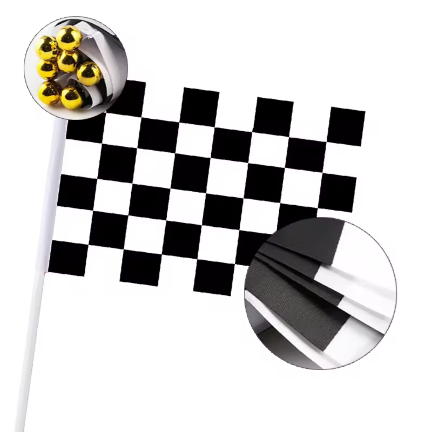 9" x 6" Hand Waving Flag Banner 3