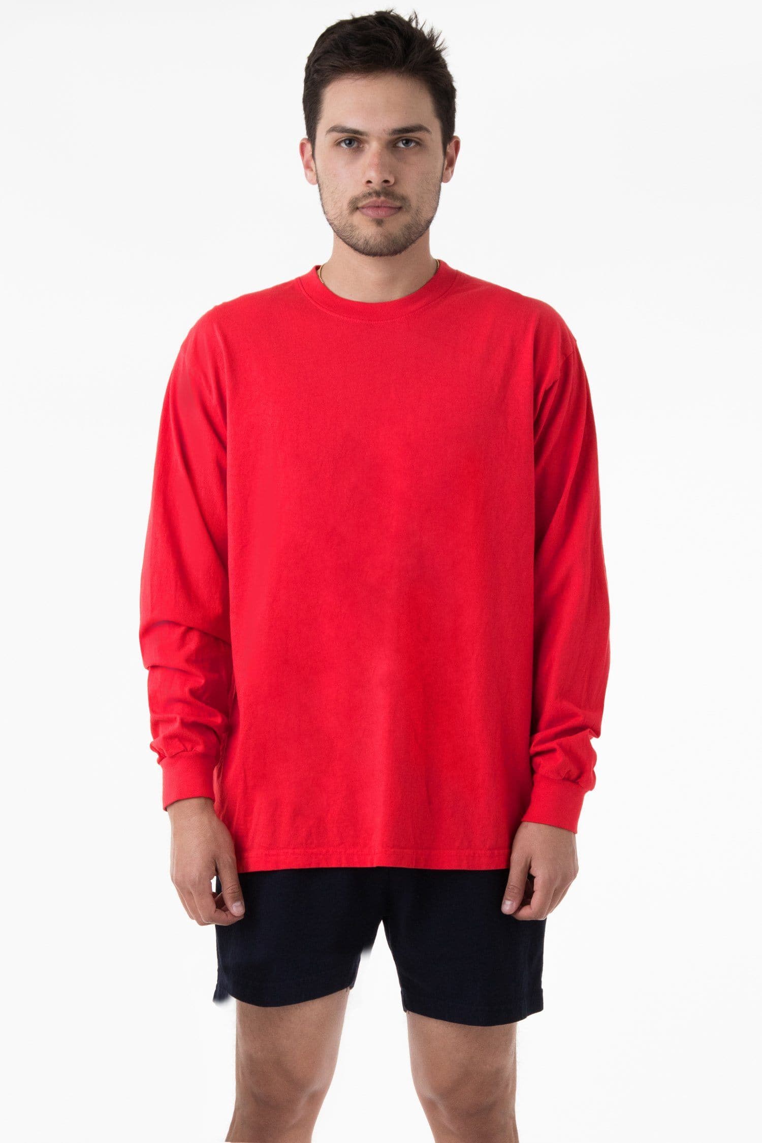 6.5 OZ L/S GARMENT DYE T-SHIRT 24