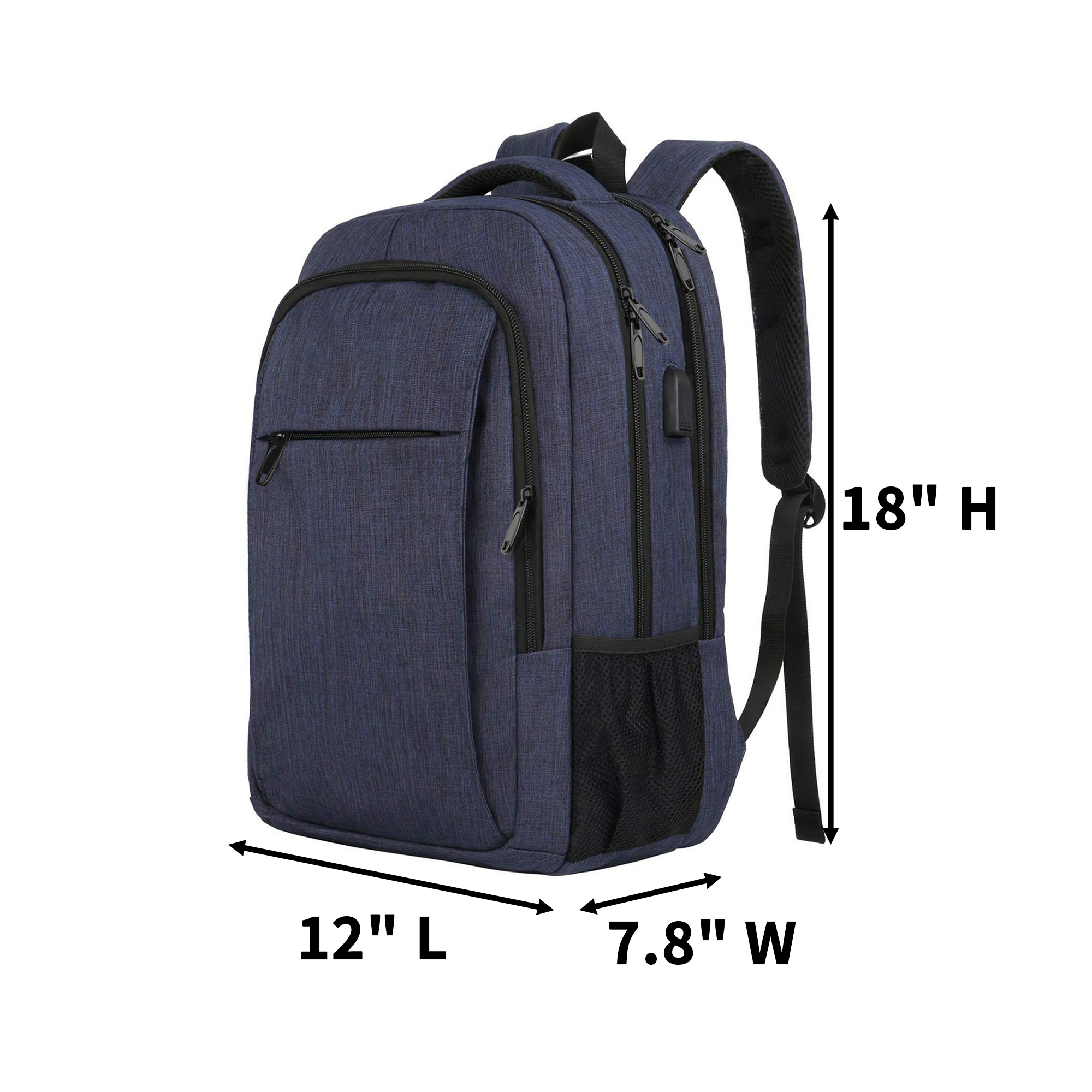 Nylon Travel Laptop Backpack With Padded Strap 20