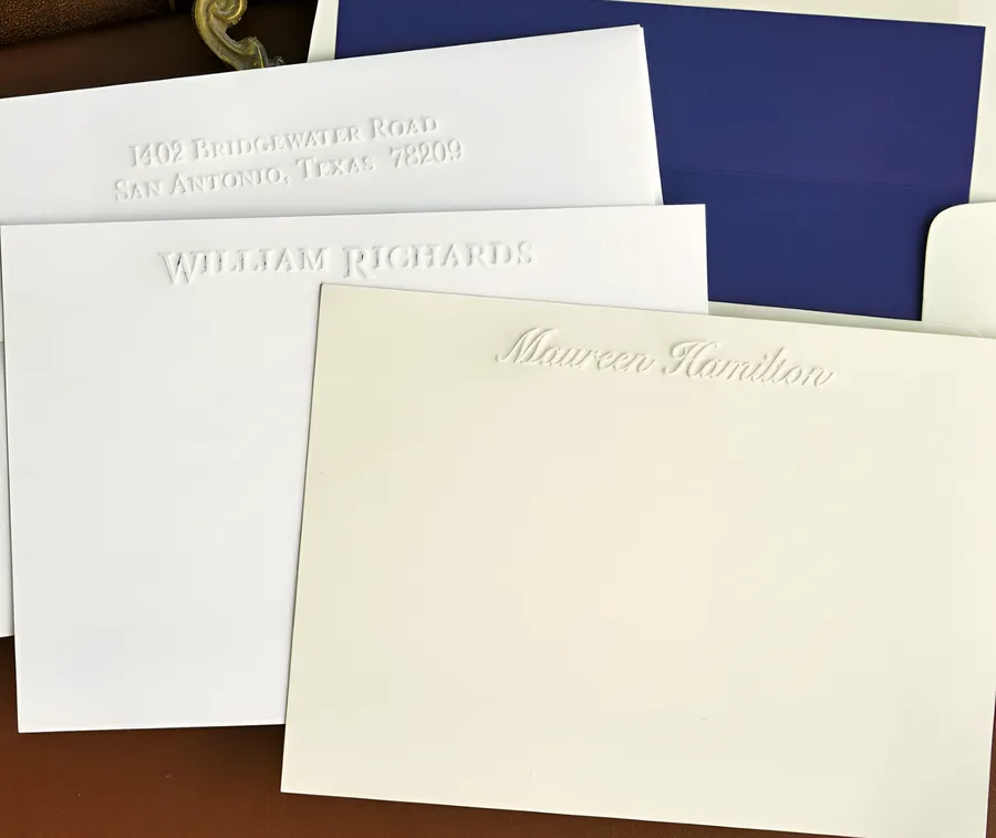 Debossed Notecards 4