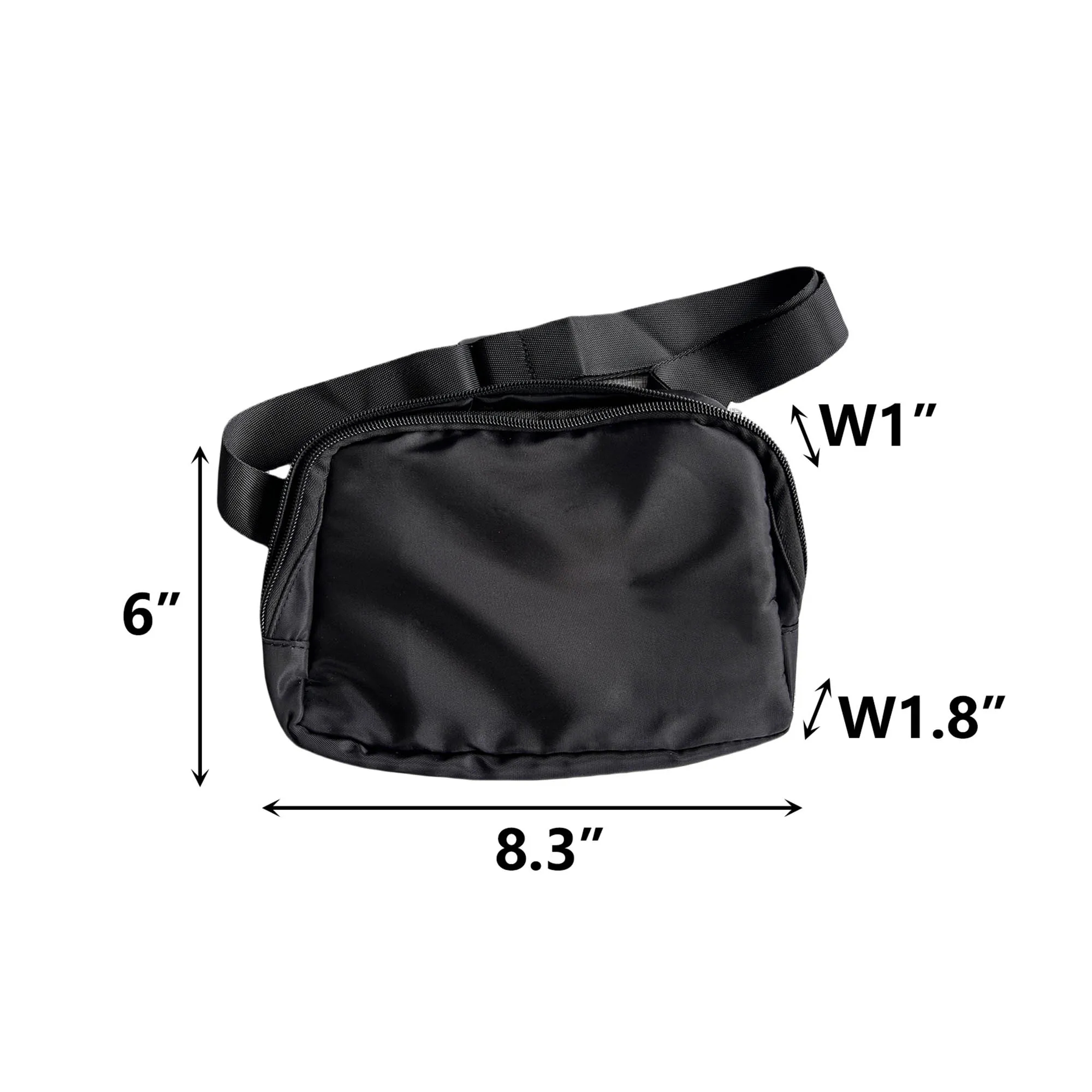 MOQ 50pcs Waterproof Cross-Body Belt Waist Pack Bum Bag 3