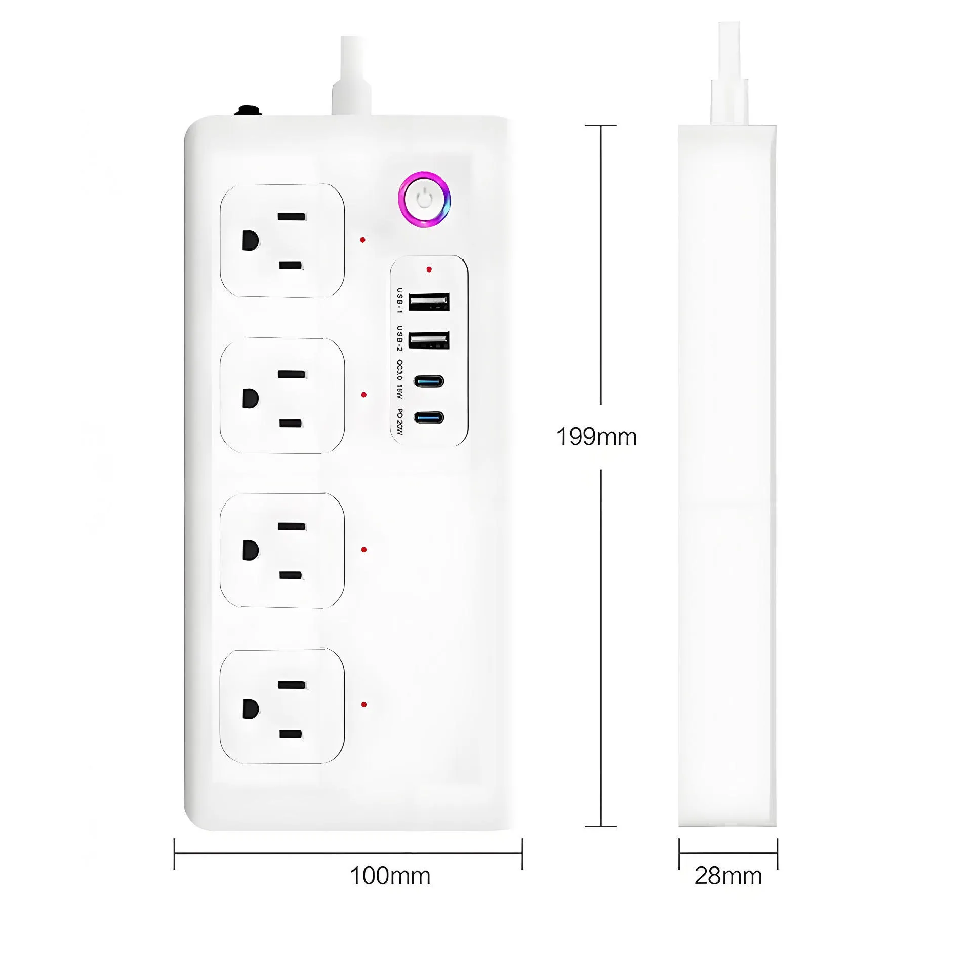 PD 20W Smart Wi-Fi Power Strip 10