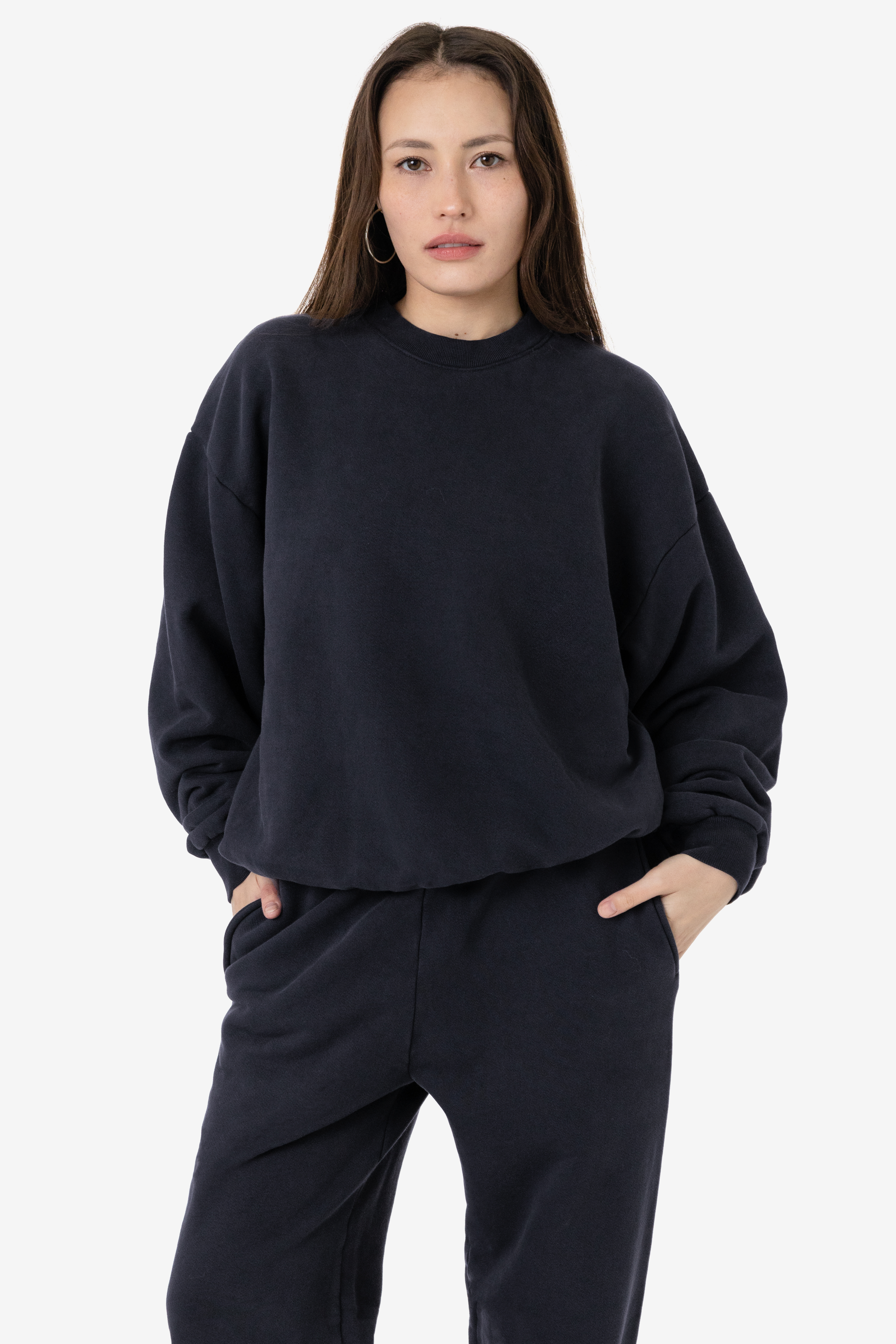 16OZ. GARMENT DYE PLUSH FLEECE CREWNECK 6